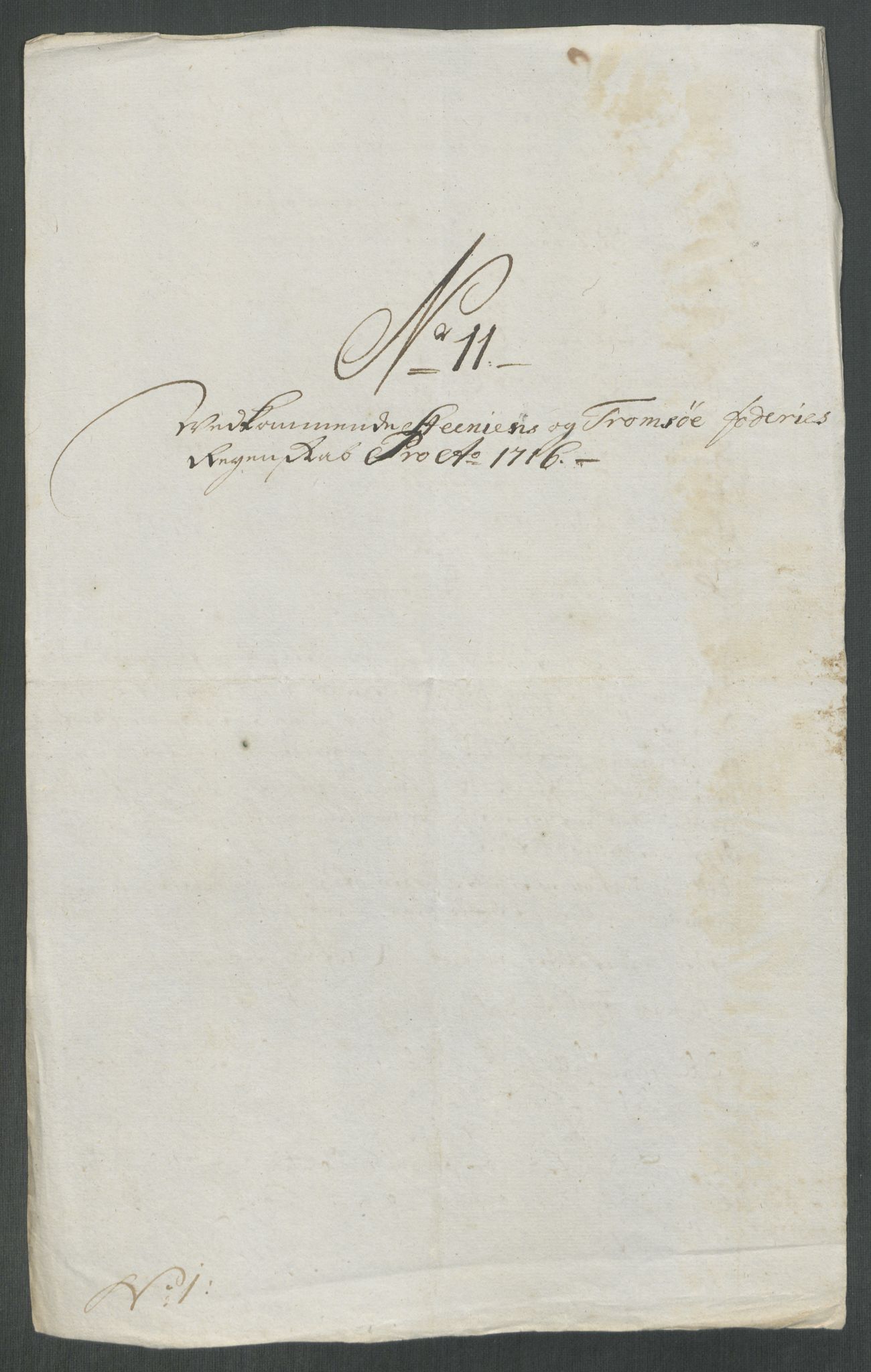 Rentekammeret inntil 1814, Reviderte regnskaper, Fogderegnskap, AV/RA-EA-4092/R68/L4762: Fogderegnskap Senja og Troms, 1716, p. 99