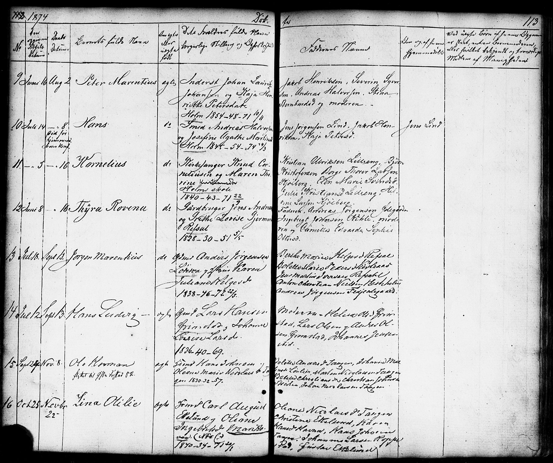 Borge prestekontor Kirkebøker, AV/SAO-A-10903/F/Fb/L0002: Parish register (official) no. II 2, 1853-1877, p. 112-113