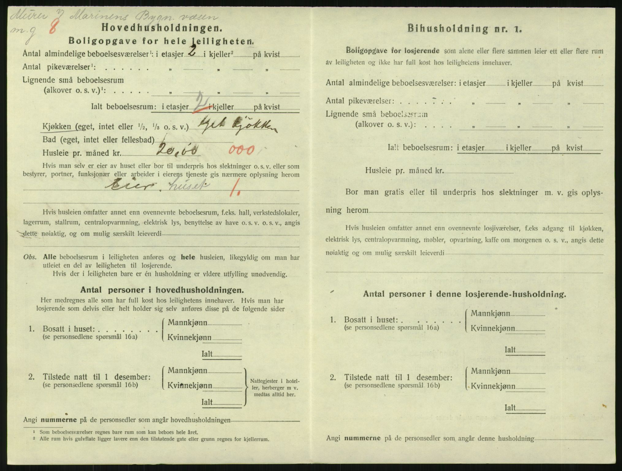 SAKO, 1920 census for Horten, 1920, p. 4072