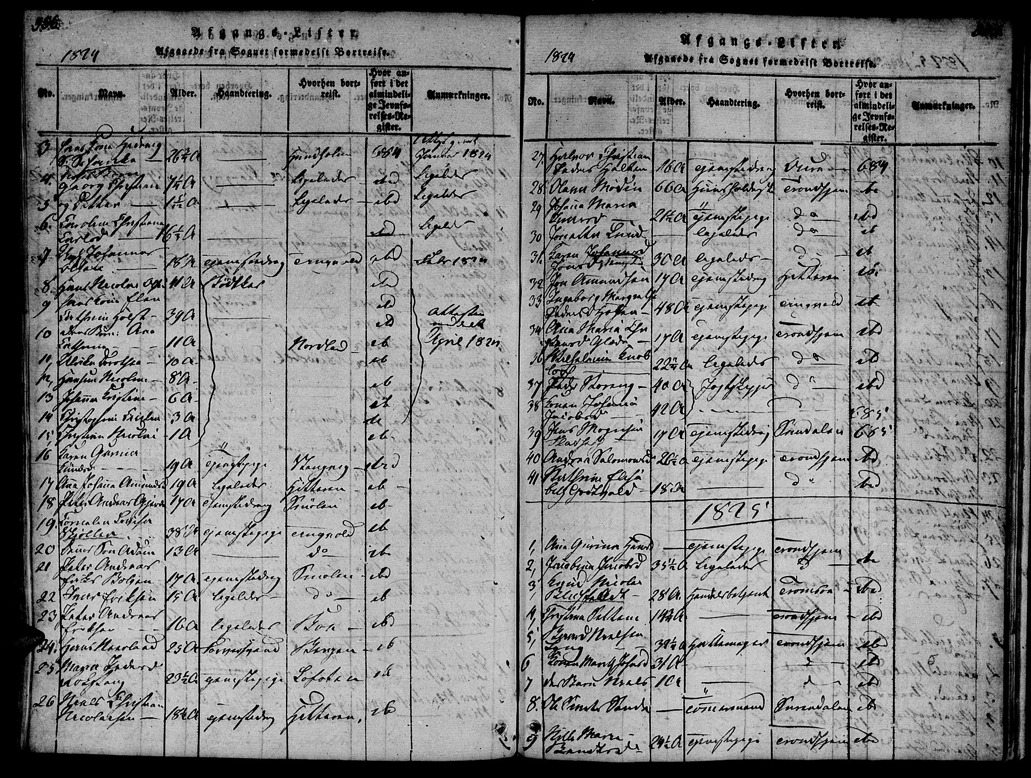 Ministerialprotokoller, klokkerbøker og fødselsregistre - Møre og Romsdal, AV/SAT-A-1454/572/L0842: Parish register (official) no. 572A05, 1819-1832, p. 556-557