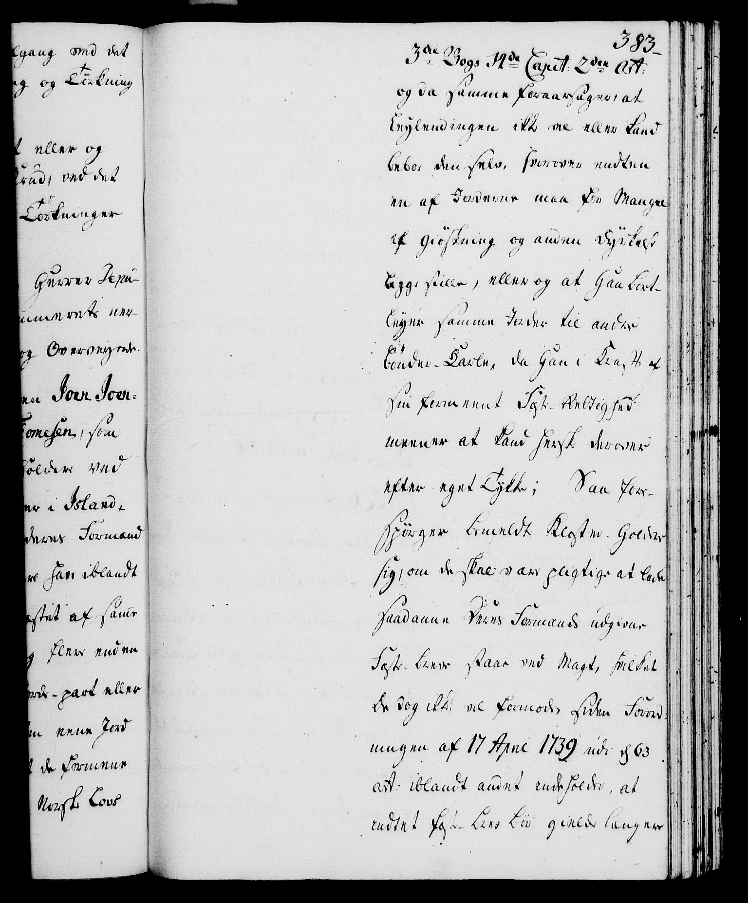 Rentekammeret, Kammerkanselliet, RA/EA-3111/G/Gh/Gha/L0027: Norsk ekstraktmemorialprotokoll (merket RK 53.72), 1745-1746, p. 383