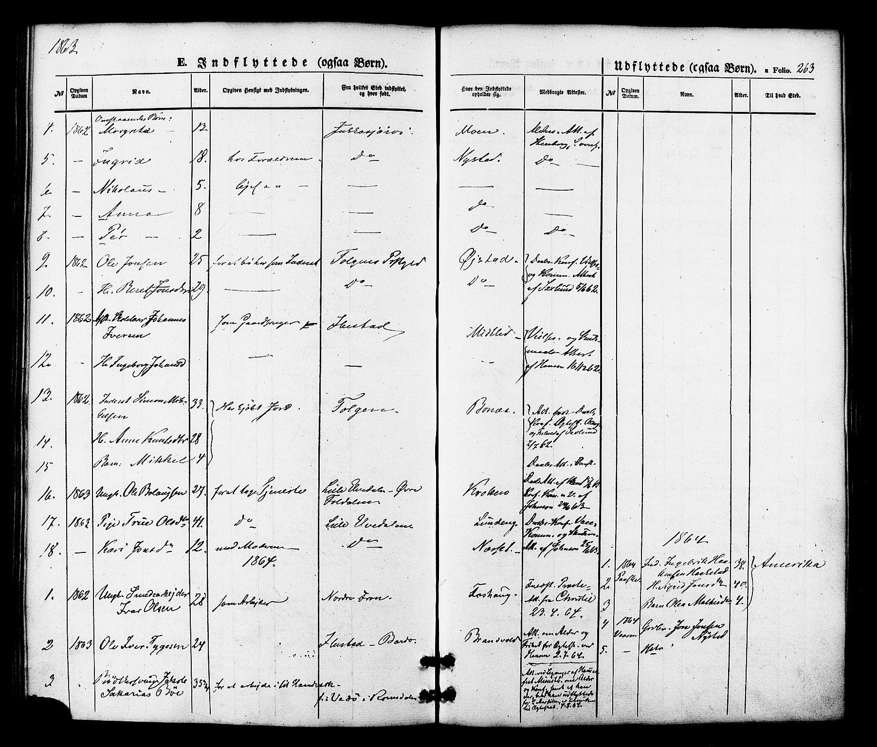 Målselv sokneprestembete, SATØ/S-1311/G/Ga/Gaa/L0008kirke: Parish register (official) no. 8, 1851-1877, p. 263