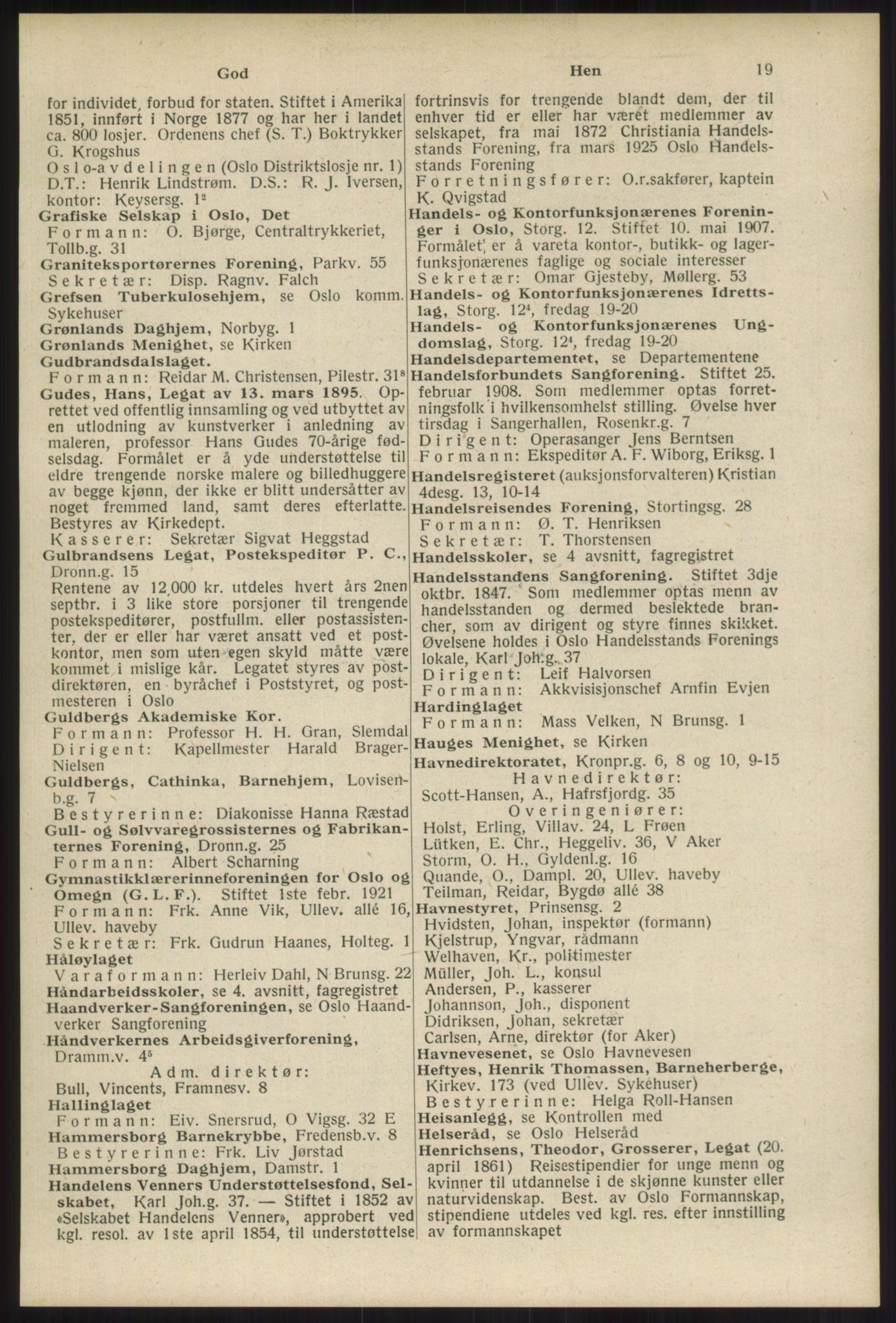 Kristiania/Oslo adressebok, PUBL/-, 1934, p. 19