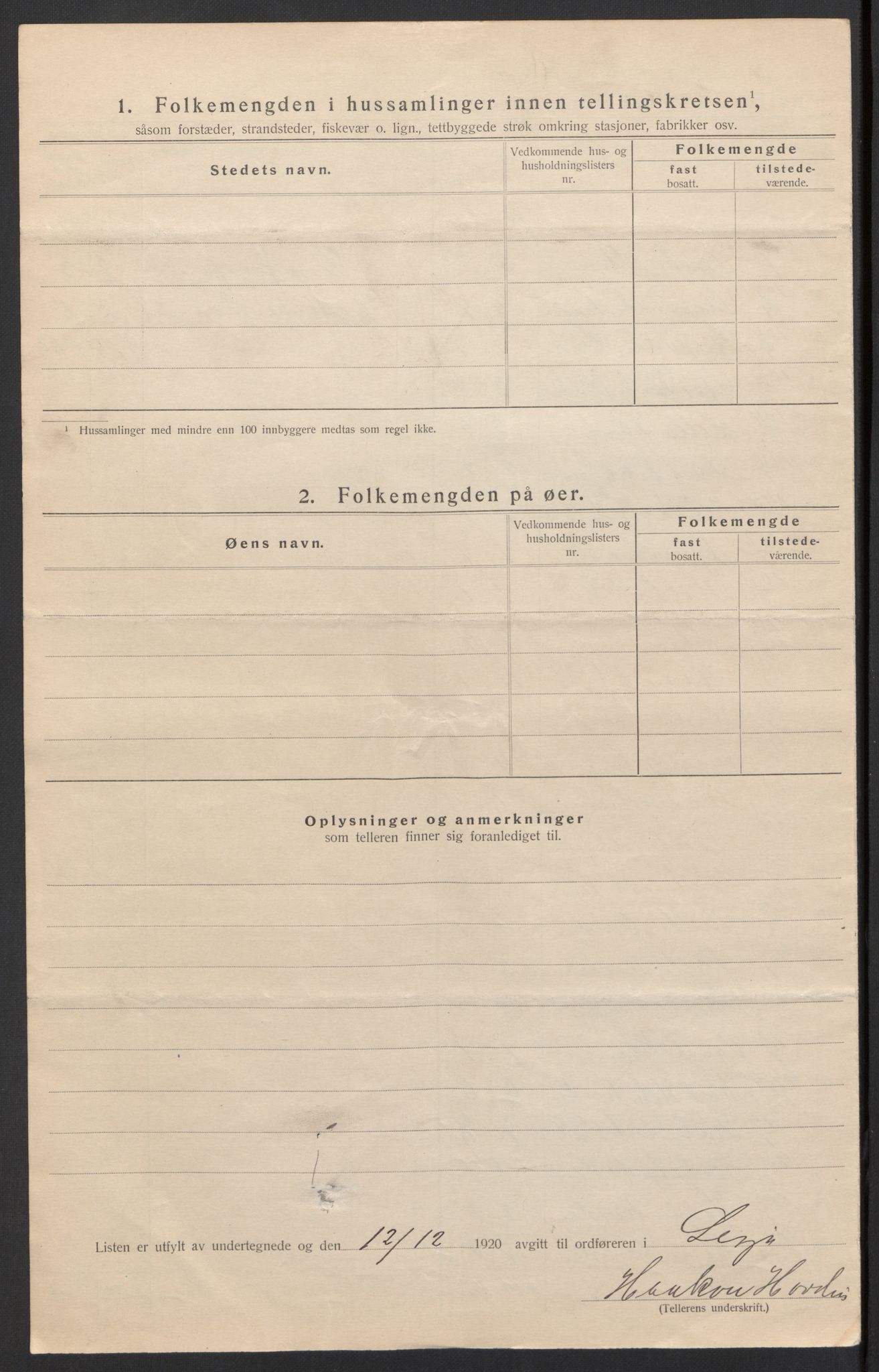 SAH, 1920 census for Lesja, 1920, p. 27