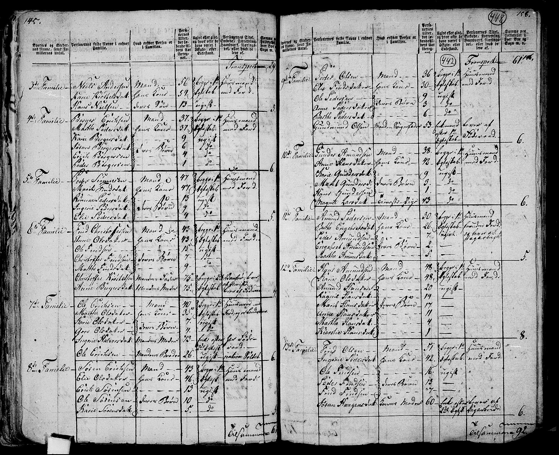 RA, 1801 census for 0419P Strøm, 1801, p. 441b-442a