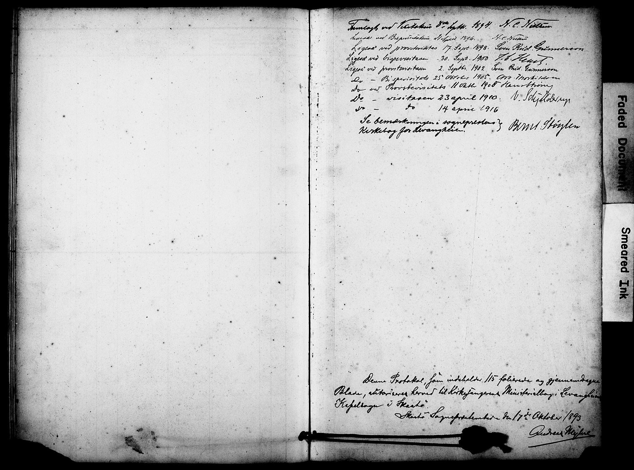 Skåtøy kirkebøker, AV/SAKO-A-304/G/Gb/L0001: Parish register (copy) no. II 1, 1892-1916