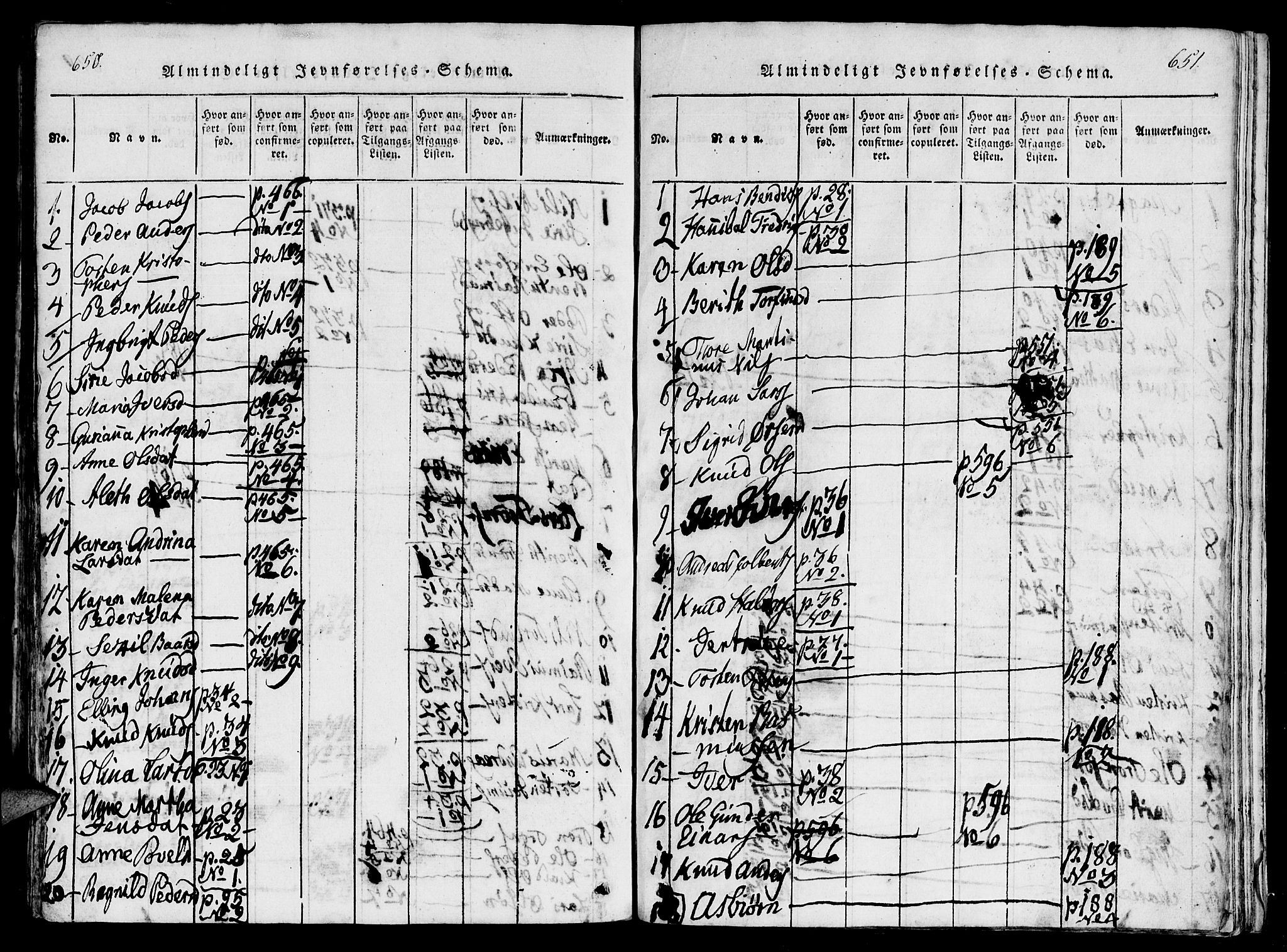 Ministerialprotokoller, klokkerbøker og fødselsregistre - Møre og Romsdal, AV/SAT-A-1454/560/L0718: Parish register (official) no. 560A02, 1817-1844, p. 650-651