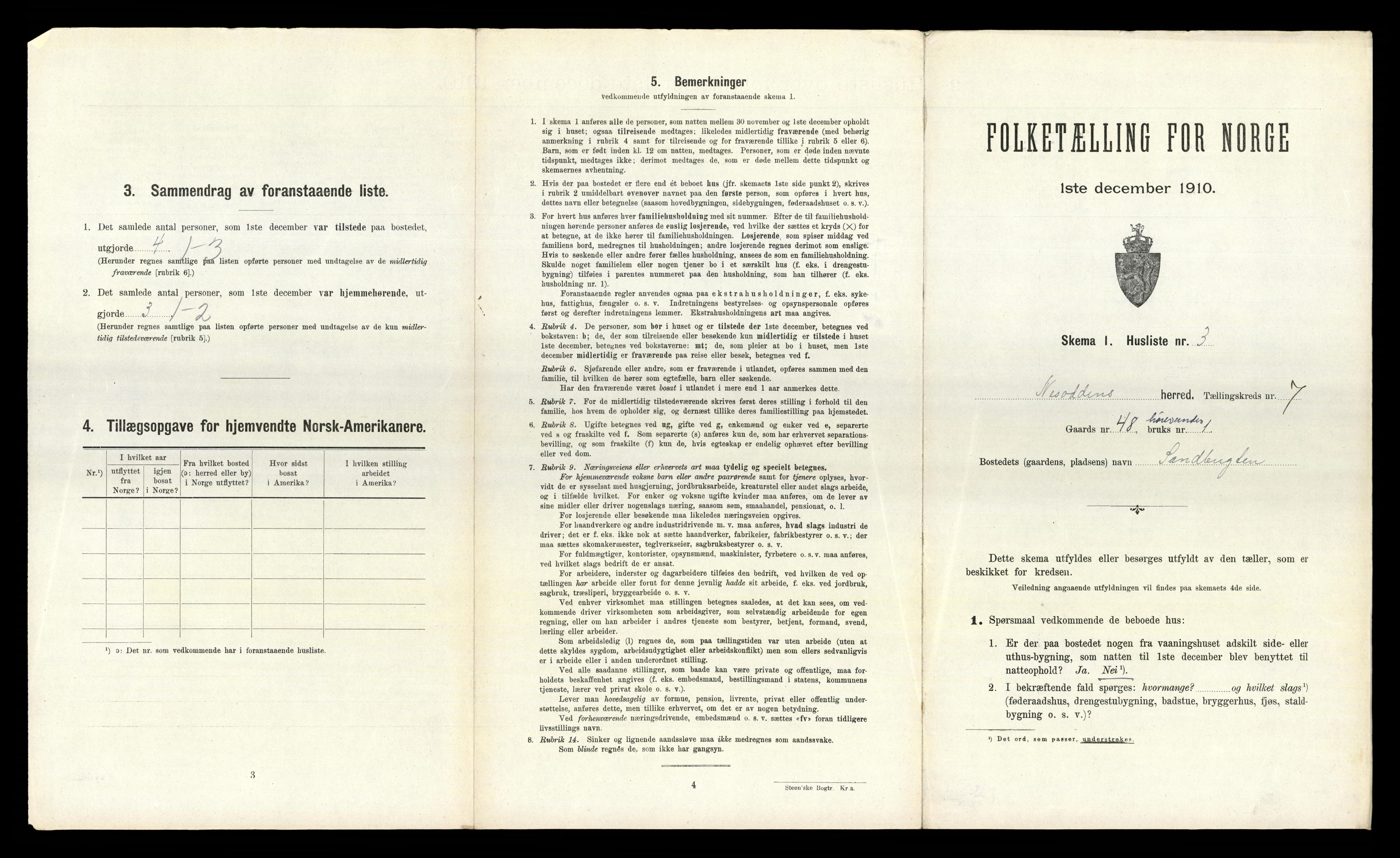 RA, 1910 census for Nesodden, 1910, p. 798