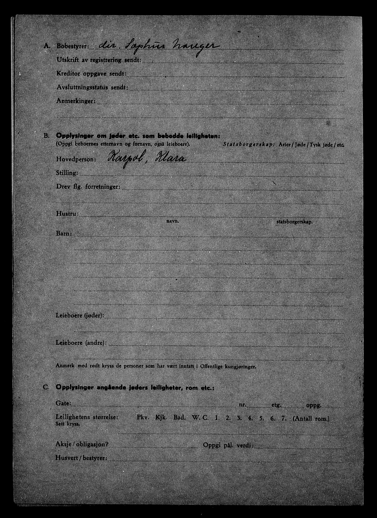 Justisdepartementet, Tilbakeføringskontoret for inndratte formuer, RA/S-1564/H/Hc/Hcc/L0949: --, 1945-1947, p. 452