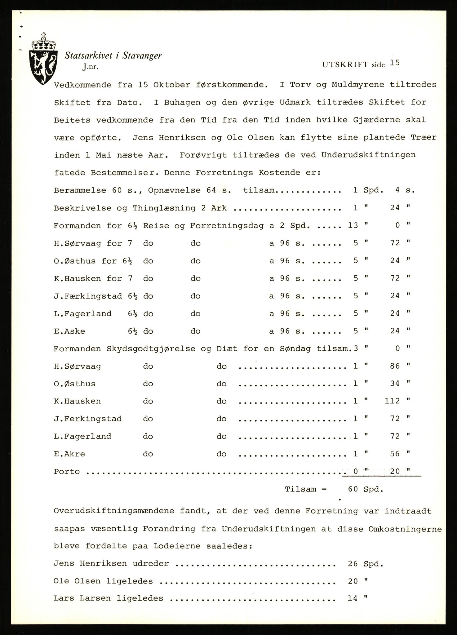 Statsarkivet i Stavanger, AV/SAST-A-101971/03/Y/Yj/L0042: Avskrifter sortert etter gårdsnavn: Høle - Håland vestre, 1750-1930, p. 399