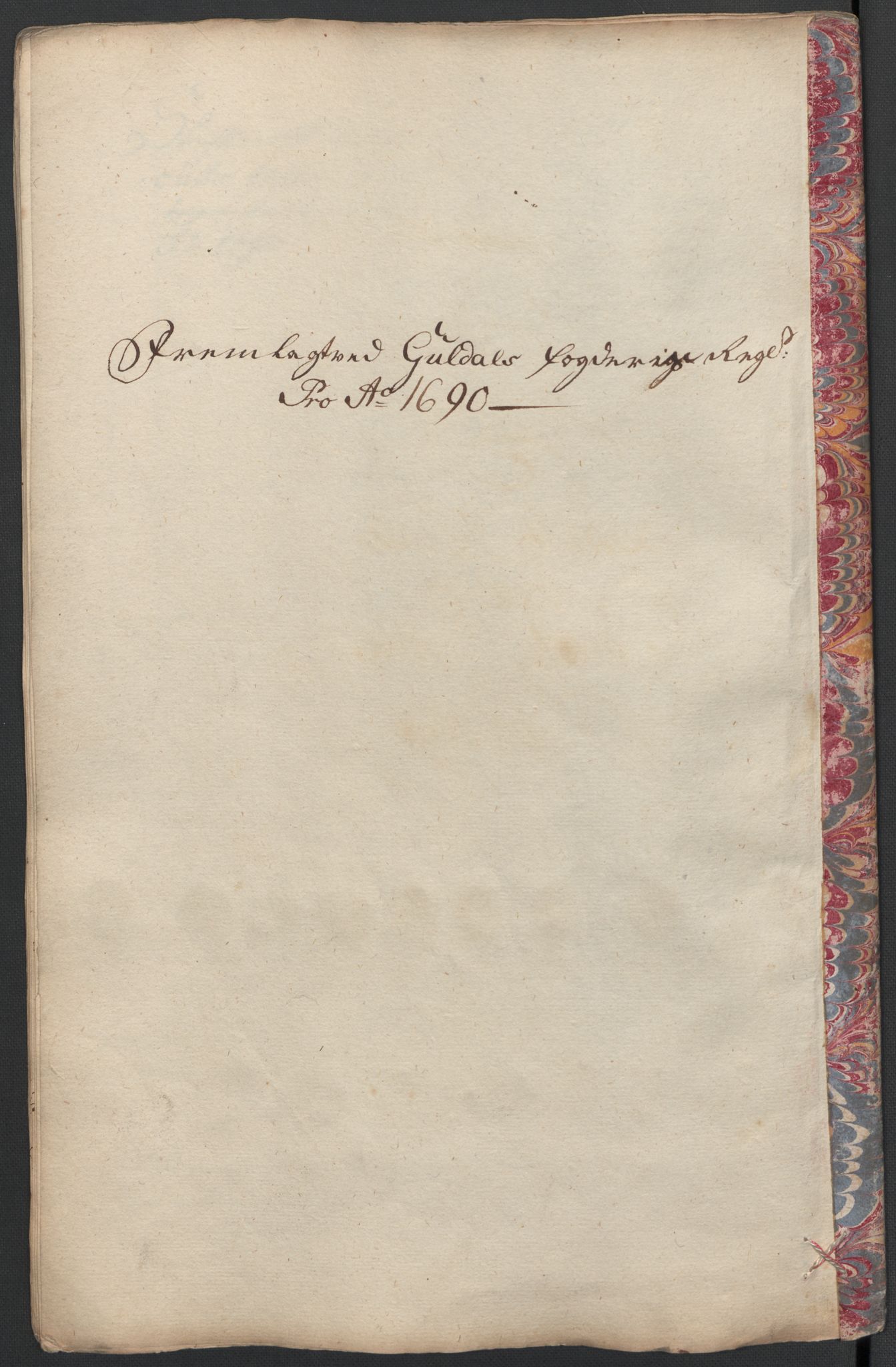 Rentekammeret inntil 1814, Reviderte regnskaper, Fogderegnskap, AV/RA-EA-4092/R59/L3940: Fogderegnskap Gauldal, 1689-1690, p. 274