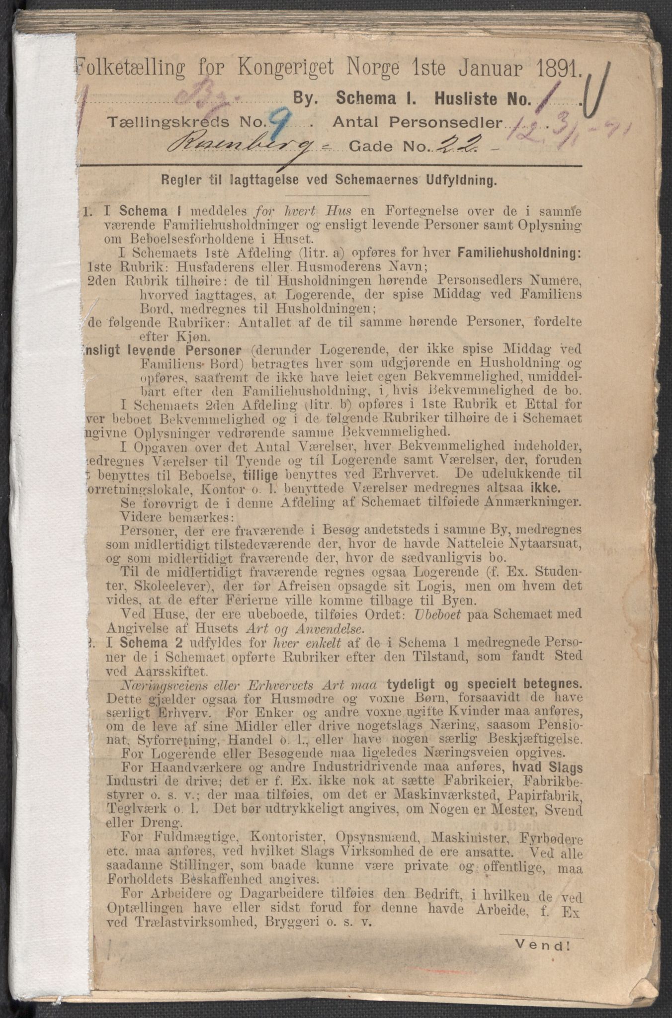 RA, 1891 Census for 1301 Bergen, 1891, p. 1492