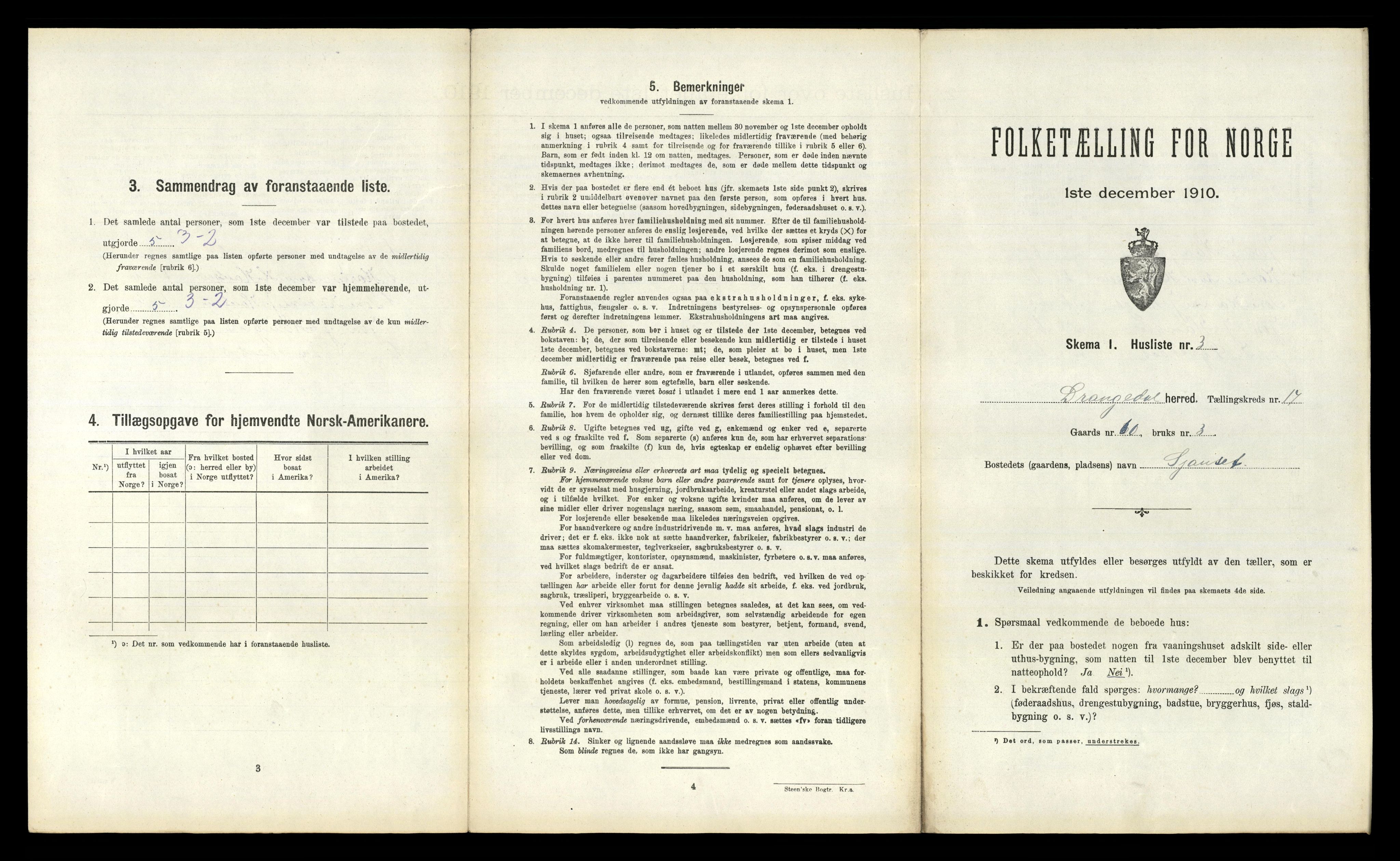 RA, 1910 census for Drangedal, 1910, p. 1379