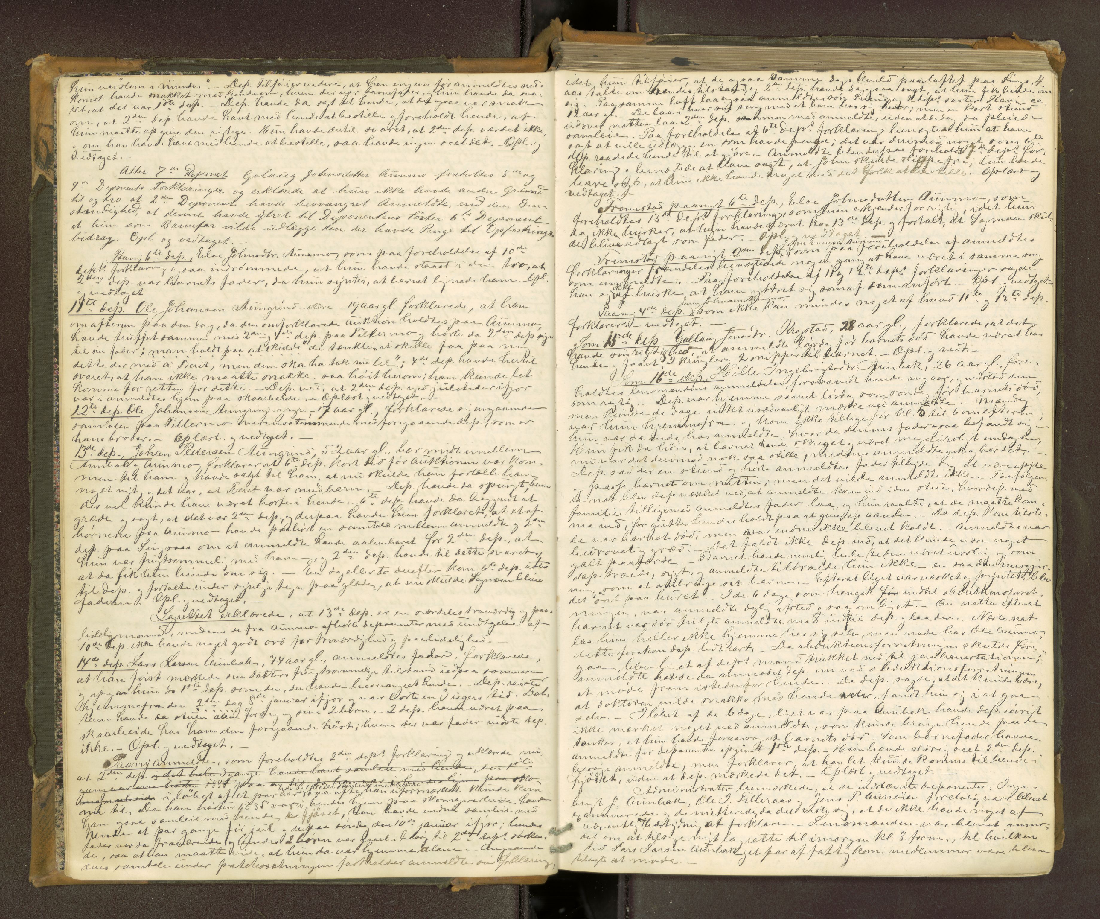 Gauldal sorenskriveri, AV/SAT-A-0014/1/1/1B/L0007: Ekstrarettsprotokoller, 1887-1917, p. 3b-4a