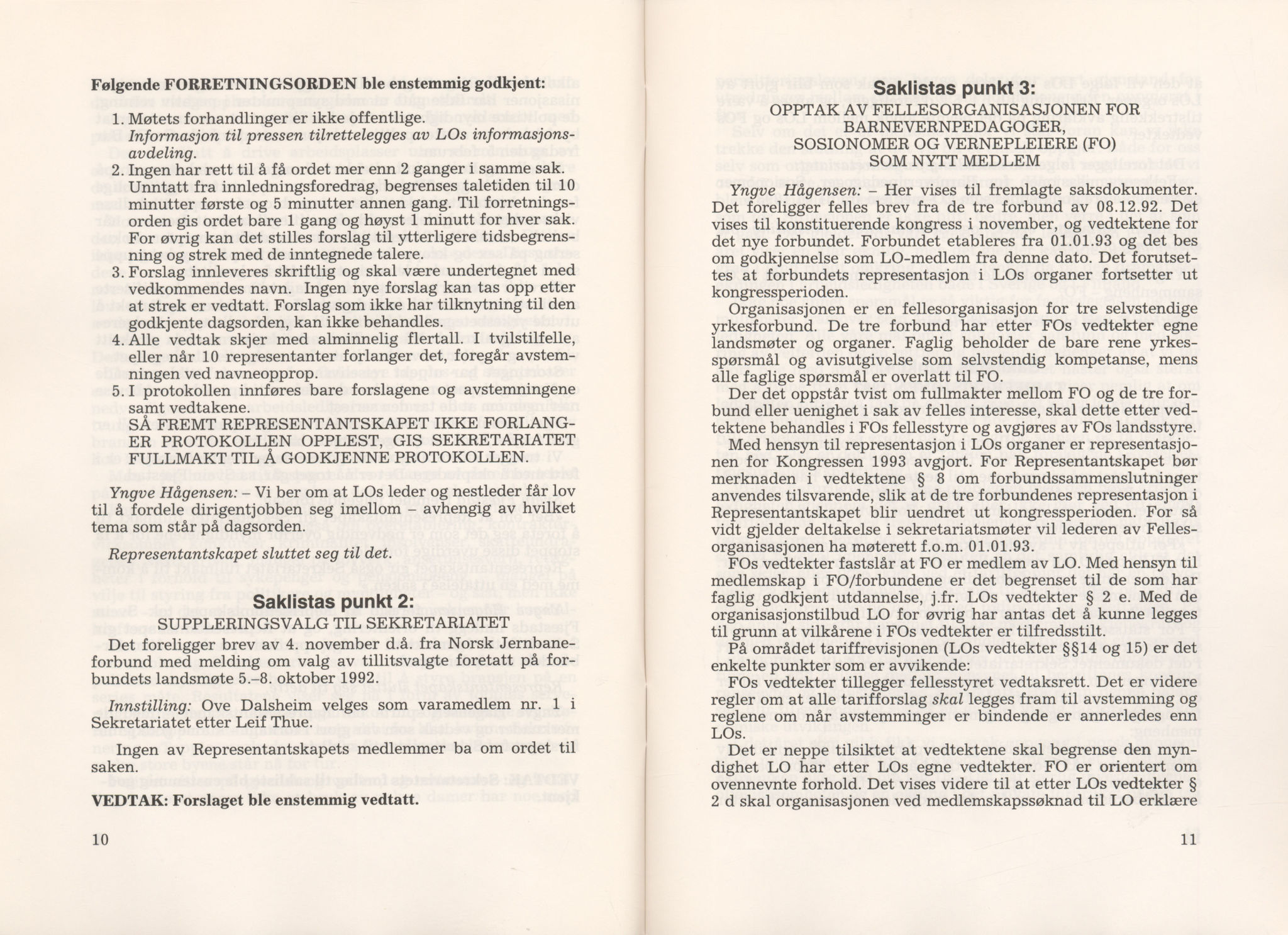 Landsorganisasjonen i Norge, AAB/ARK-1579, 1993-2008, p. 7