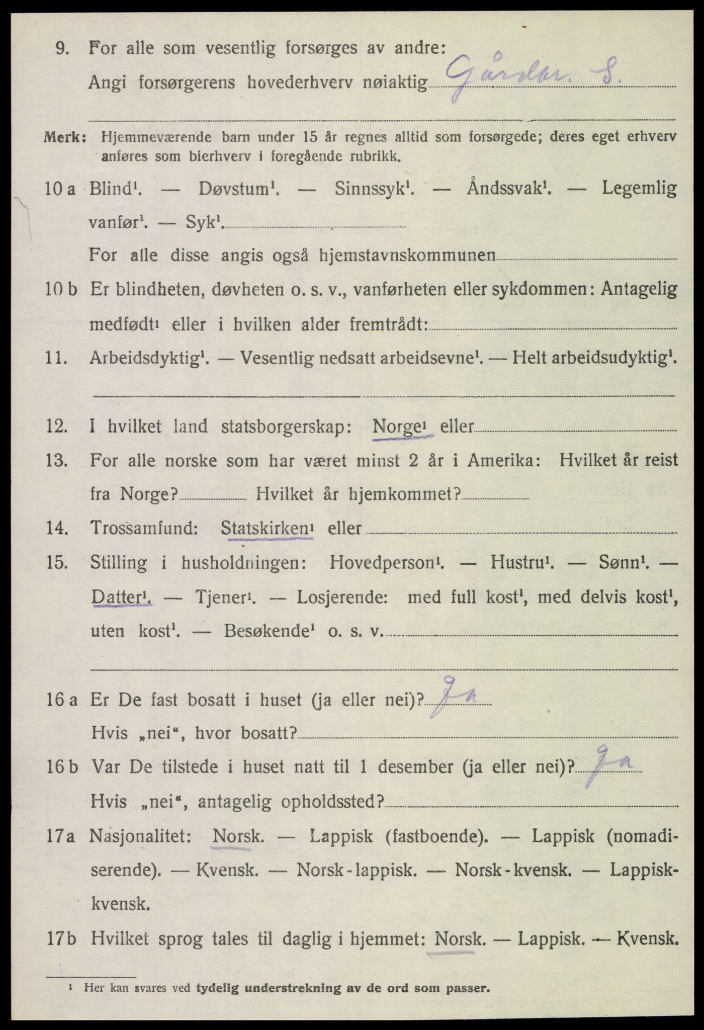 SAT, 1920 census for Nærøy, 1920, p. 4338