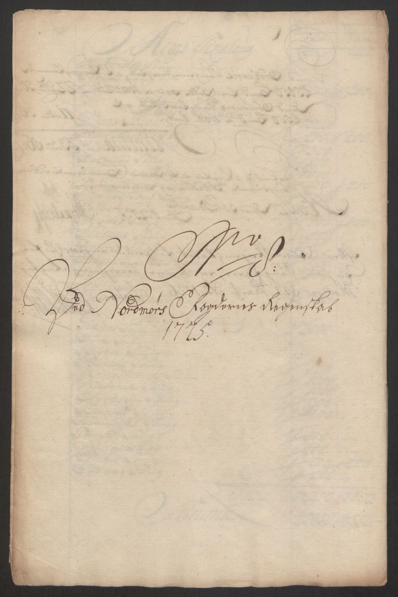 Rentekammeret inntil 1814, Reviderte regnskaper, Fogderegnskap, RA/EA-4092/R56/L3758: Fogderegnskap Nordmøre, 1725, p. 128