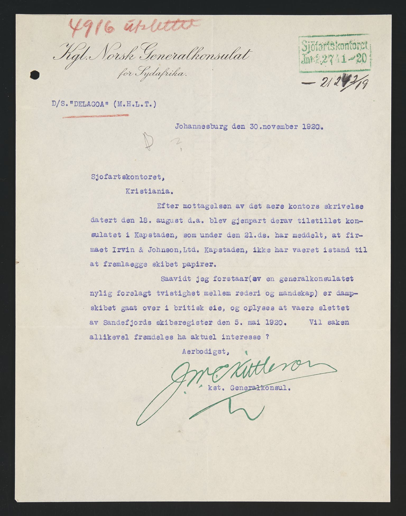 Sjøfartsdirektoratet med forløpere, skipsmapper slettede skip, AV/RA-S-4998/F/Fa/L0235: --, 1847-1930, p. 578