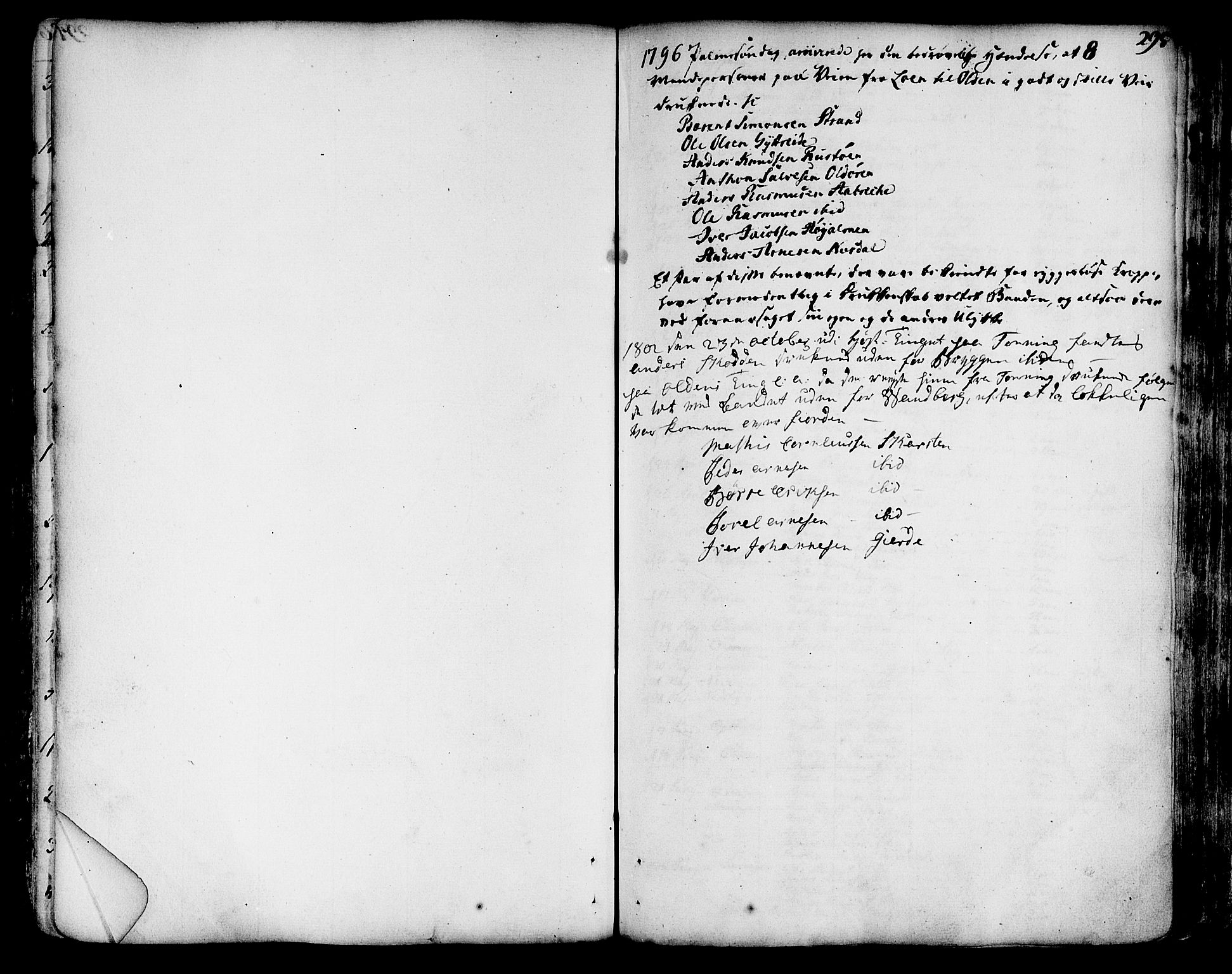 Innvik sokneprestembete, SAB/A-80501: Parish register (official) no. A 1, 1750-1816, p. 295