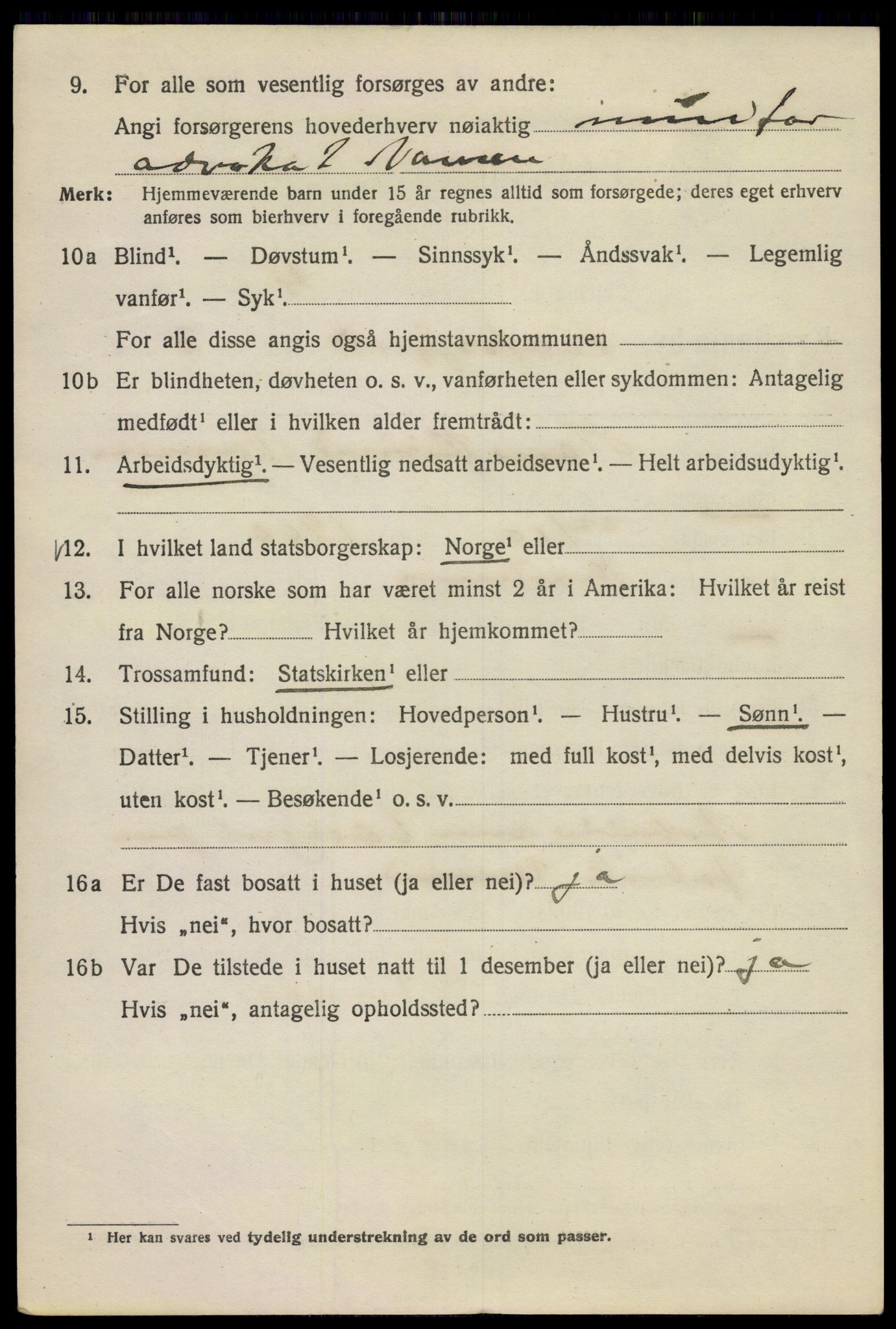 SAO, 1920 census for Kristiania, 1920, p. 266758