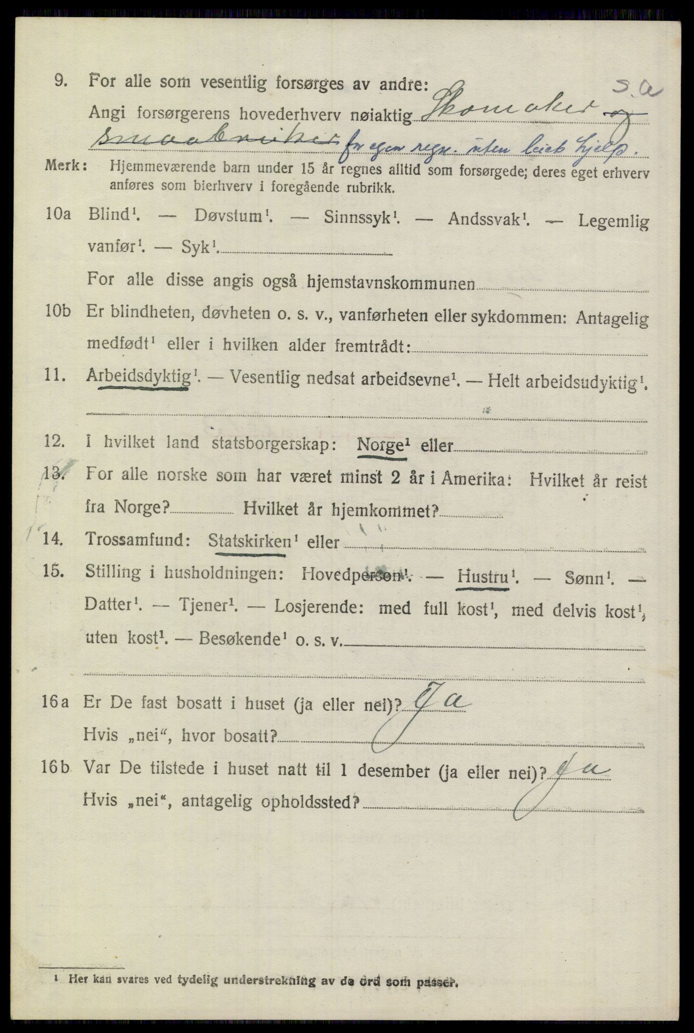 SAST, 1920 census for Gjesdal, 1920, p. 3769