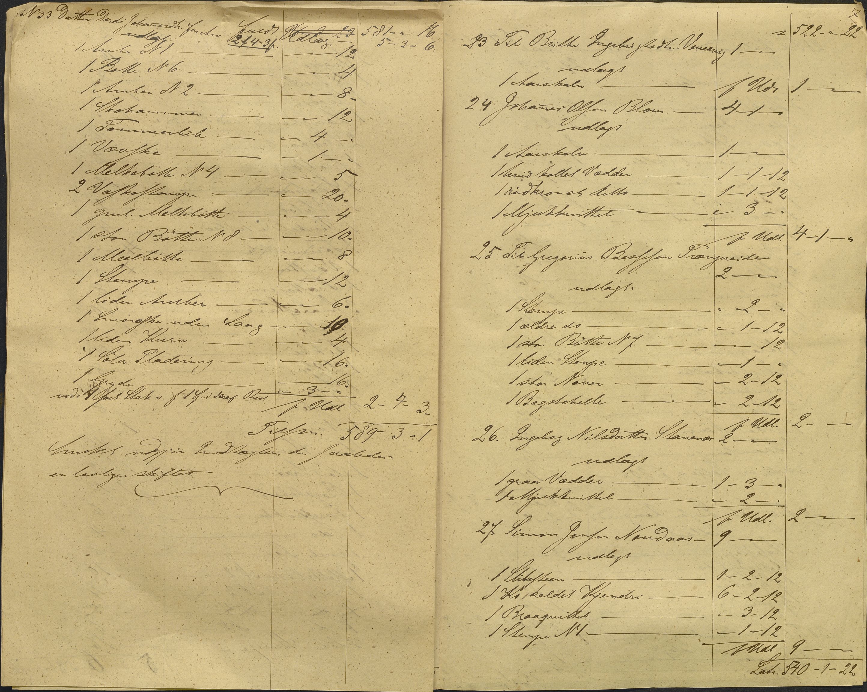 Nordhordland sorenskrivar, AV/SAB-A-2901/1/H/Hd/Hdb/L0001: Konsept til utlodningar, 1850-1852, p. 402