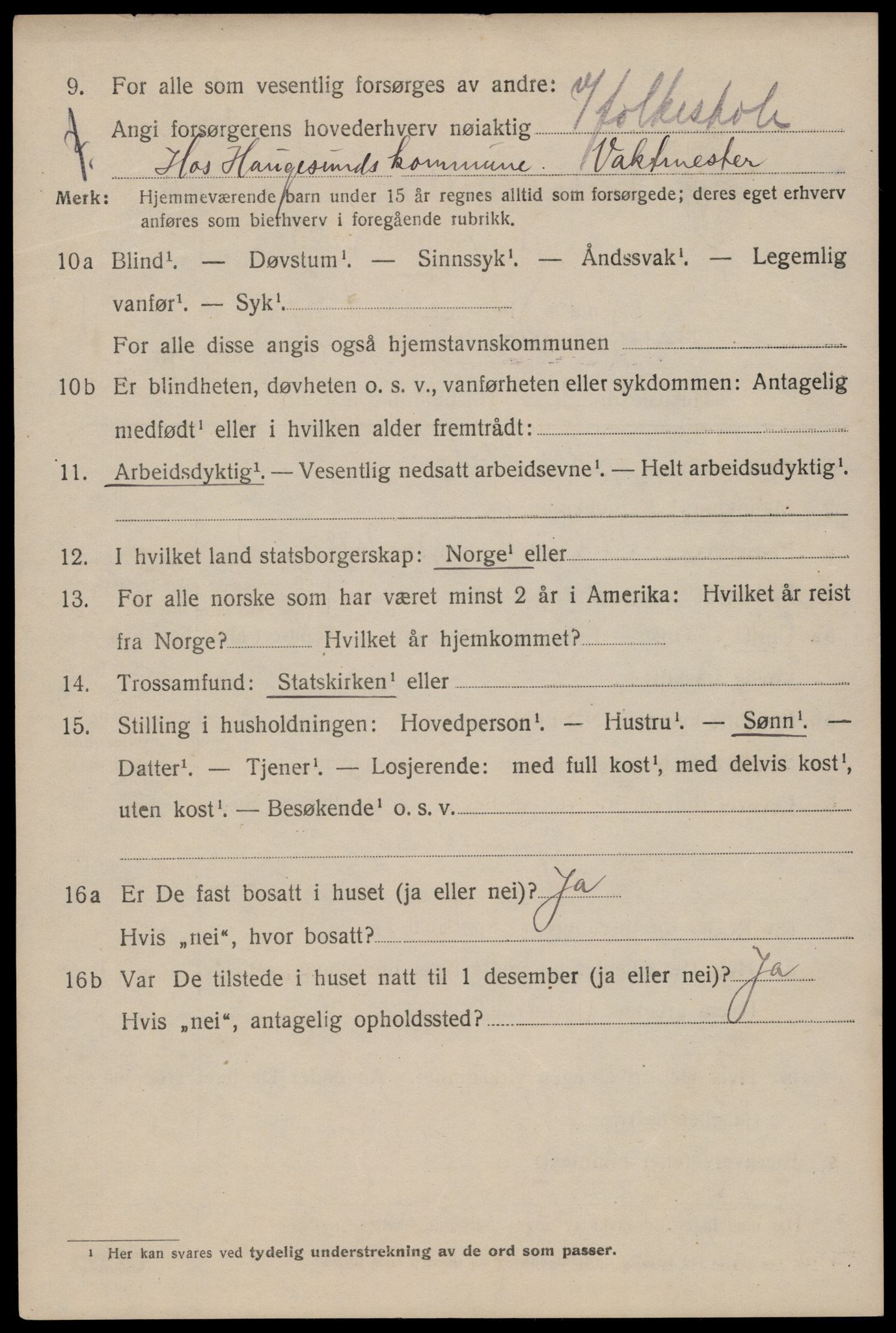 SAST, 1920 census for Haugesund, 1920, p. 12524