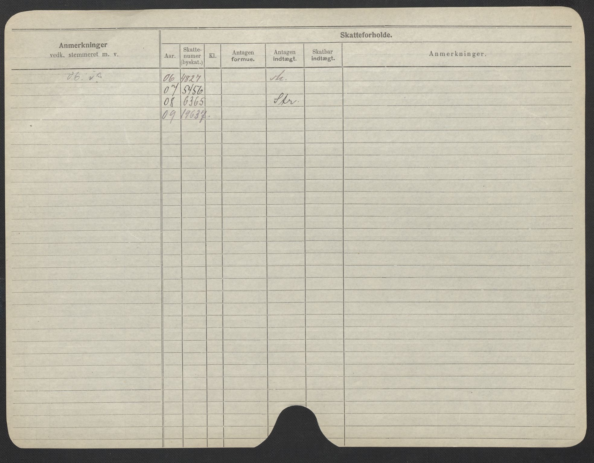 Oslo folkeregister, Registerkort, AV/SAO-A-11715/F/Fa/Fac/L0022: Kvinner, 1906-1914, p. 599b