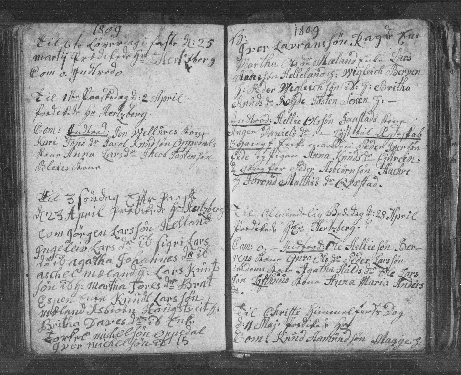 Ullensvang sokneprestembete, SAB/A-78701/H/Hab: Parish register (copy) no. B 8, 1804-1811