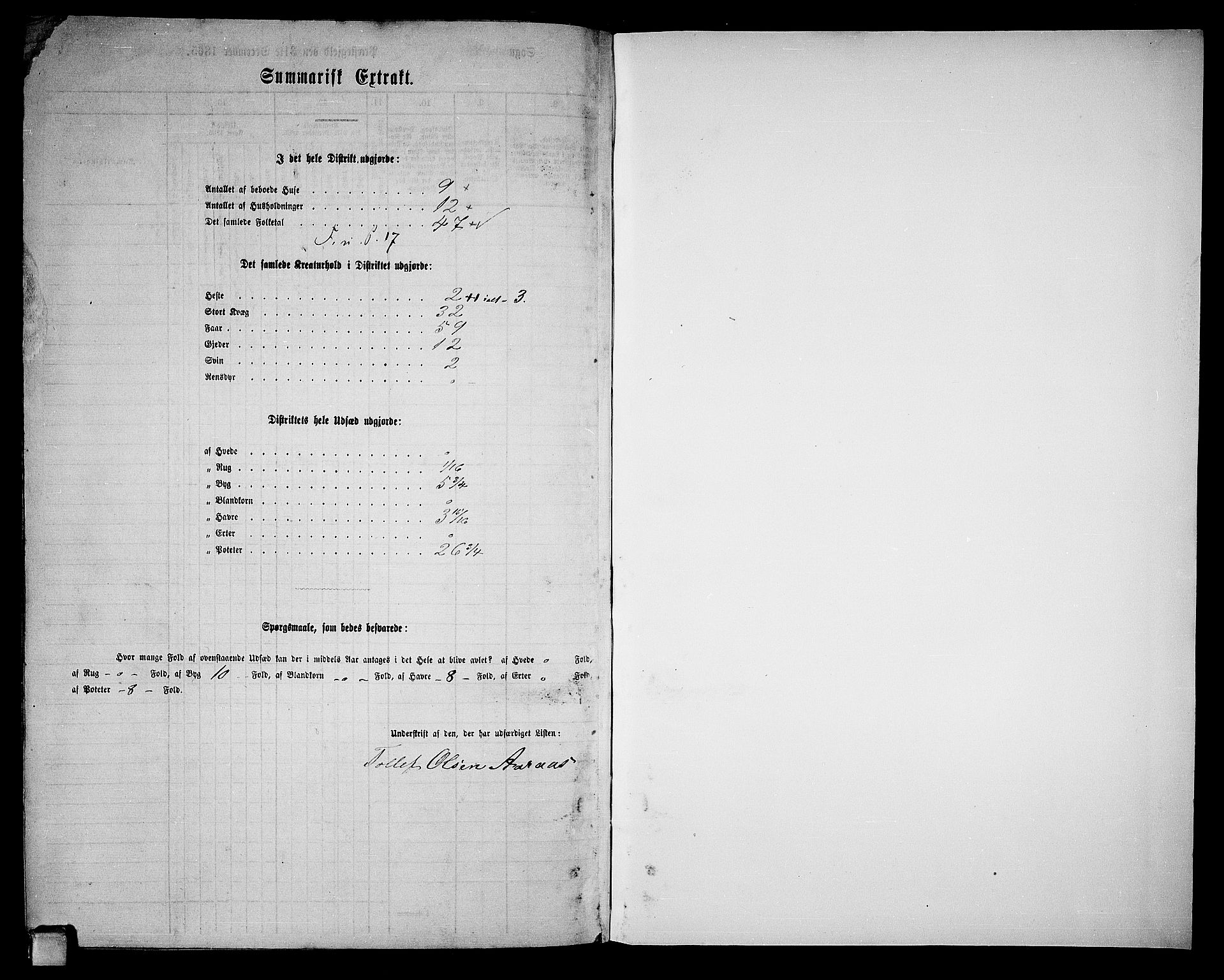 RA, 1865 census for Sauherad, 1865, p. 176