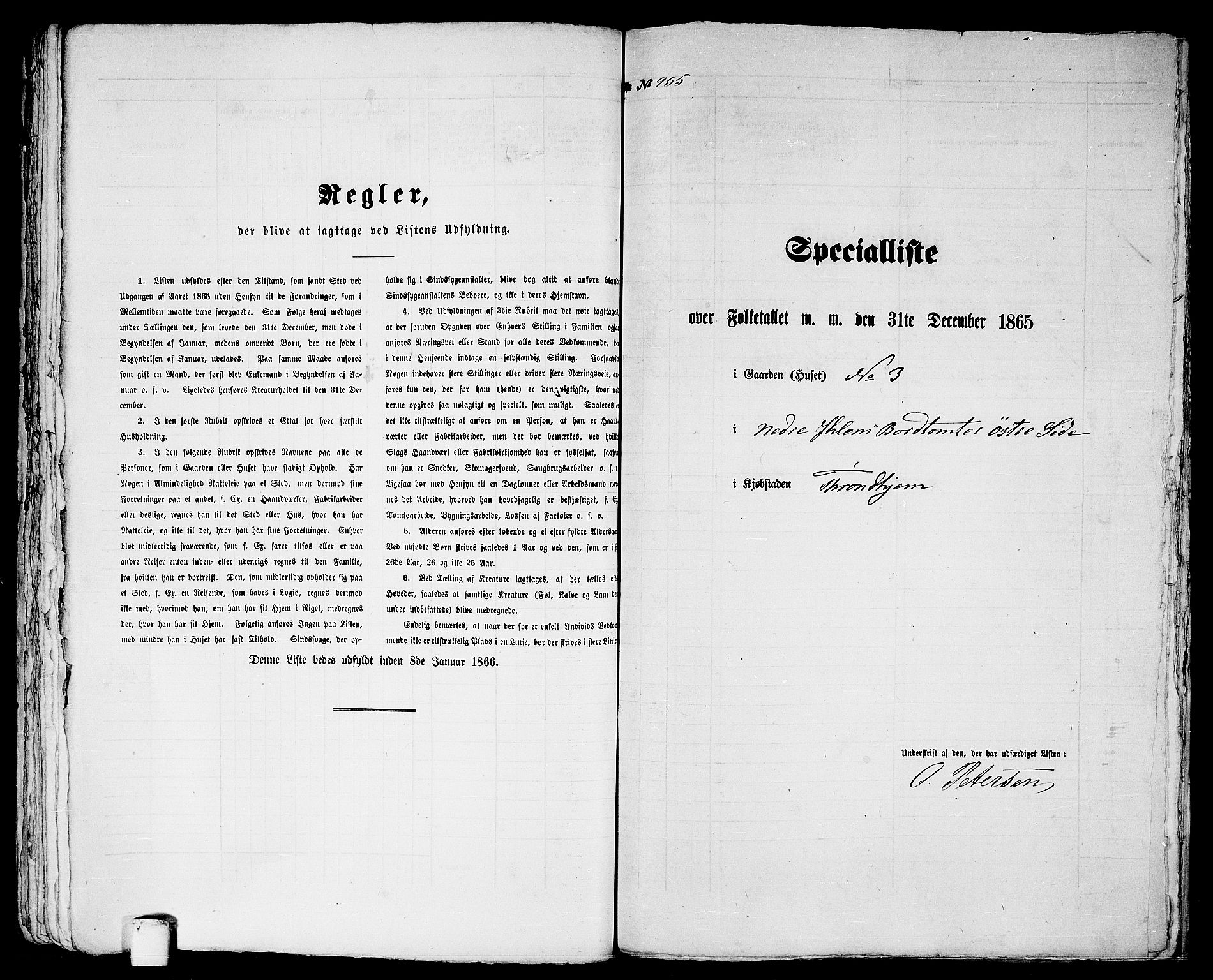 RA, 1865 census for Trondheim, 1865, p. 1989