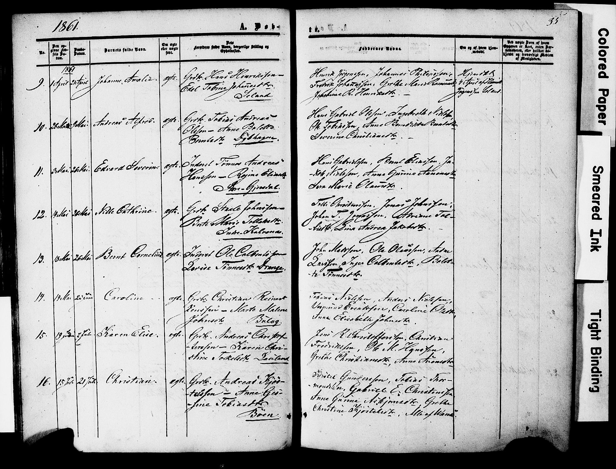 Herad sokneprestkontor, AV/SAK-1111-0018/F/Fa/Faa/L0005: Parish register (official) no. A 5, 1853-1886, p. 35