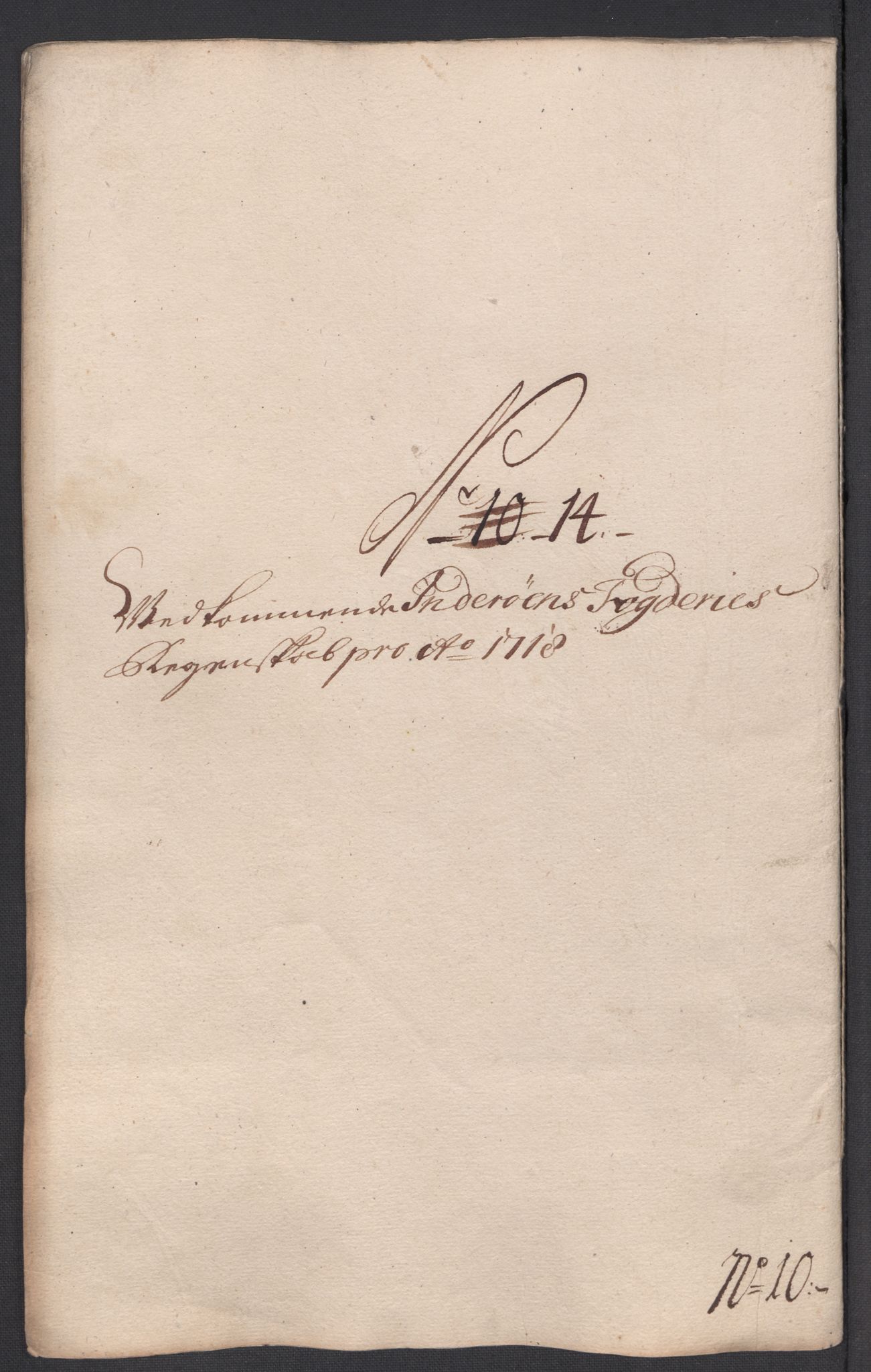 Rentekammeret inntil 1814, Reviderte regnskaper, Fogderegnskap, RA/EA-4092/R63/L4326: Fogderegnskap Inderøy, 1718, p. 179