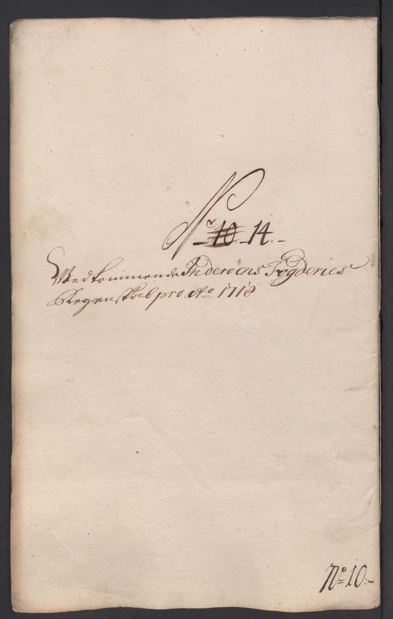 Rentekammeret inntil 1814, Reviderte regnskaper, Fogderegnskap, AV/RA-EA-4092/R63/L4326: Fogderegnskap Inderøy, 1718, p. 179