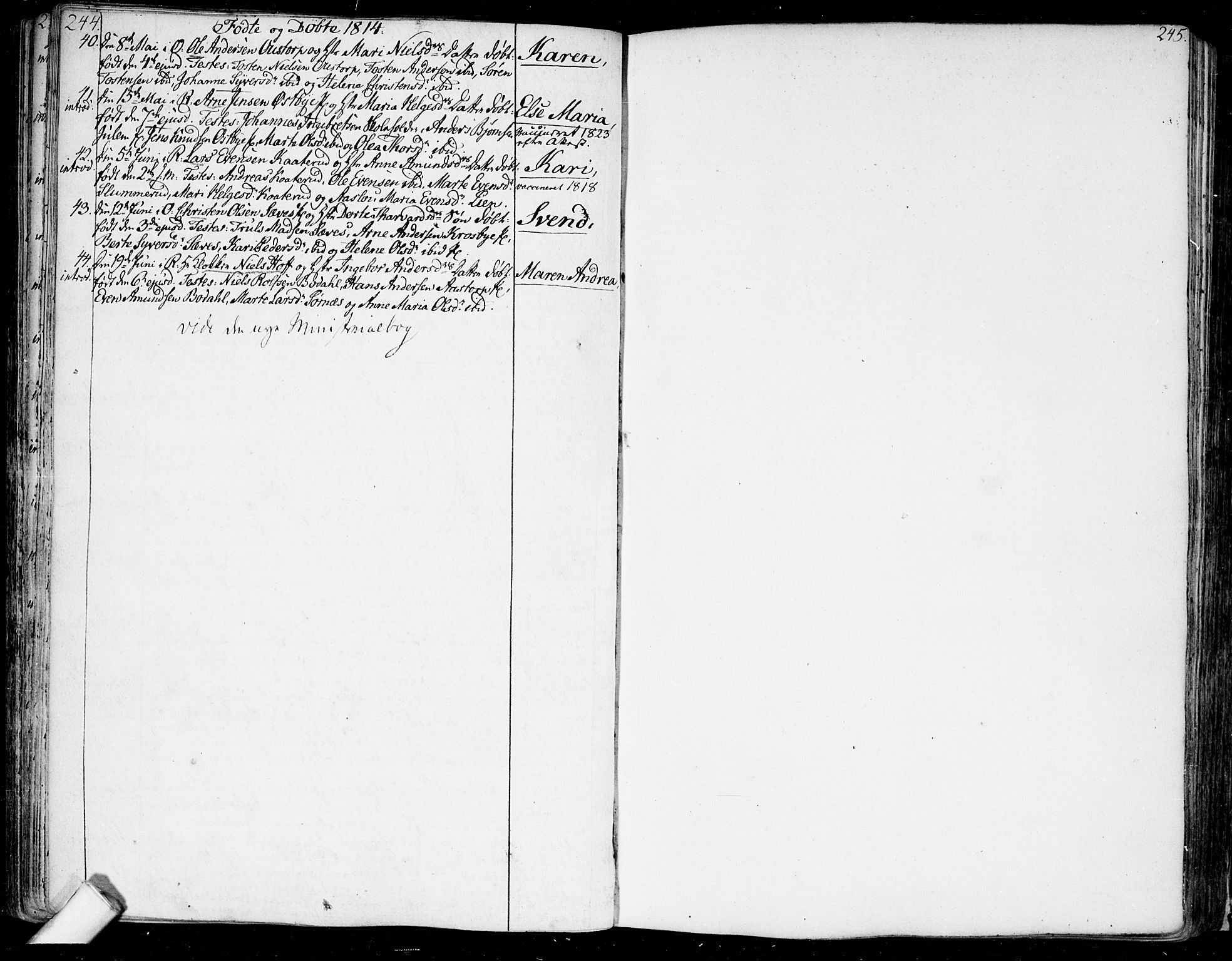 Rakkestad prestekontor Kirkebøker, SAO/A-2008/F/Fa/L0005: Parish register (official) no. I 5, 1784-1814, p. 244-245