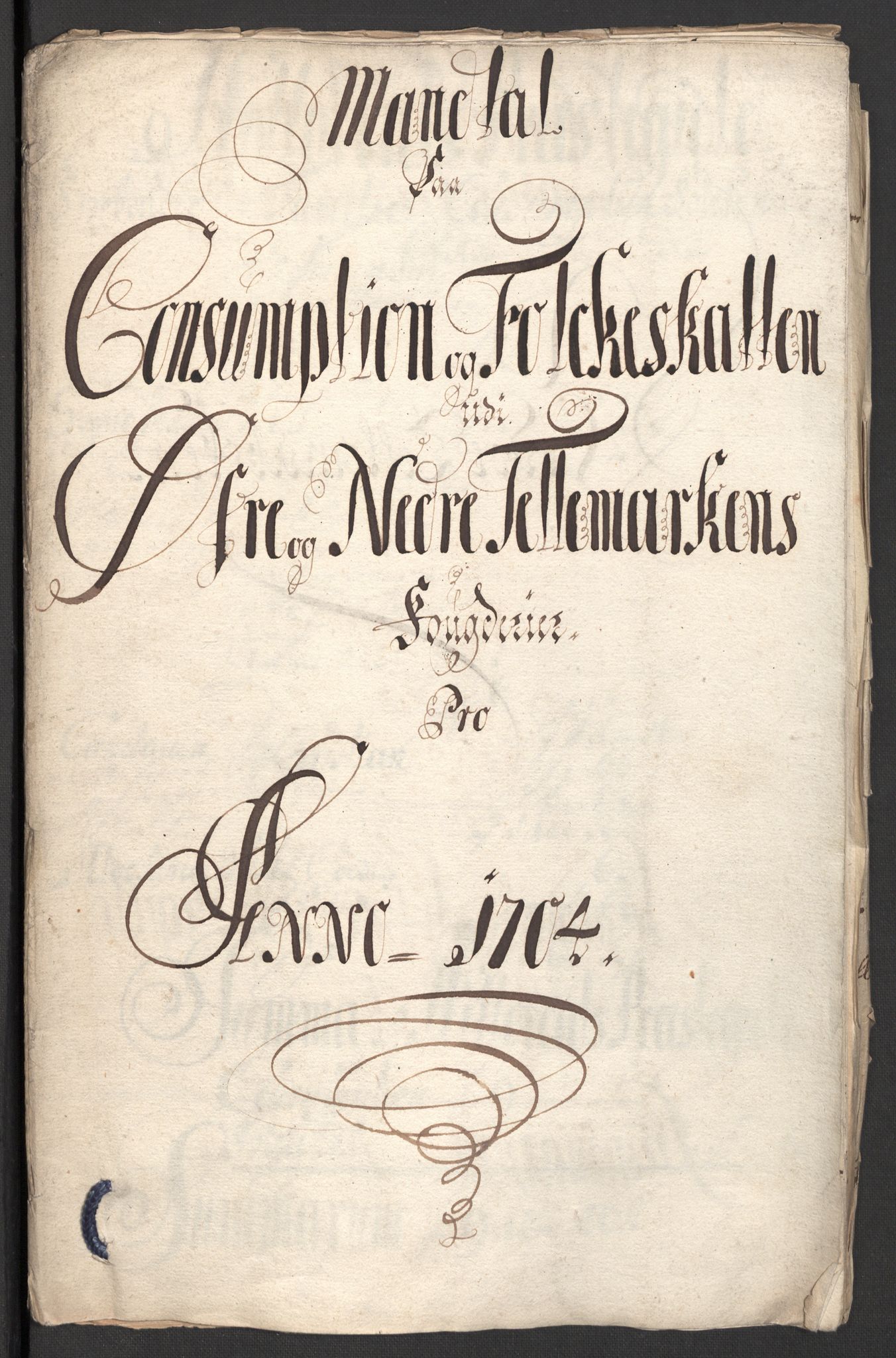 Rentekammeret inntil 1814, Reviderte regnskaper, Fogderegnskap, RA/EA-4092/R36/L2112: Fogderegnskap Øvre og Nedre Telemark og Bamble, 1704, p. 6