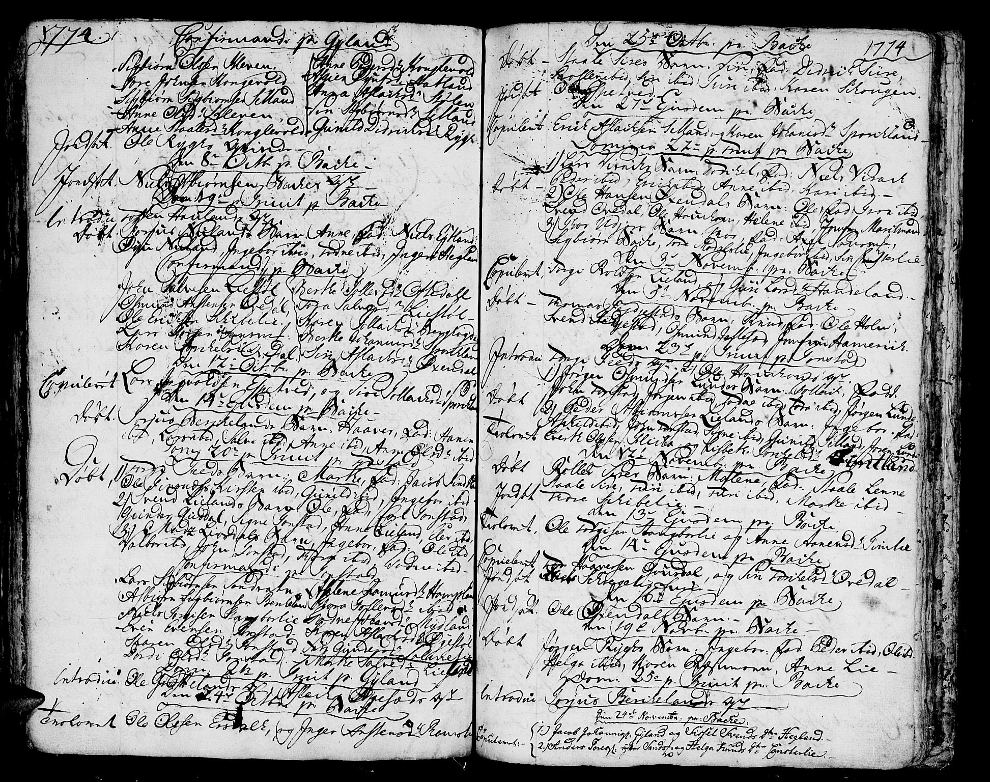 Bakke sokneprestkontor, AV/SAK-1111-0002/F/Fa/Faa/L0001: Parish register (official) no. A 1, 1741-1780, p. 205