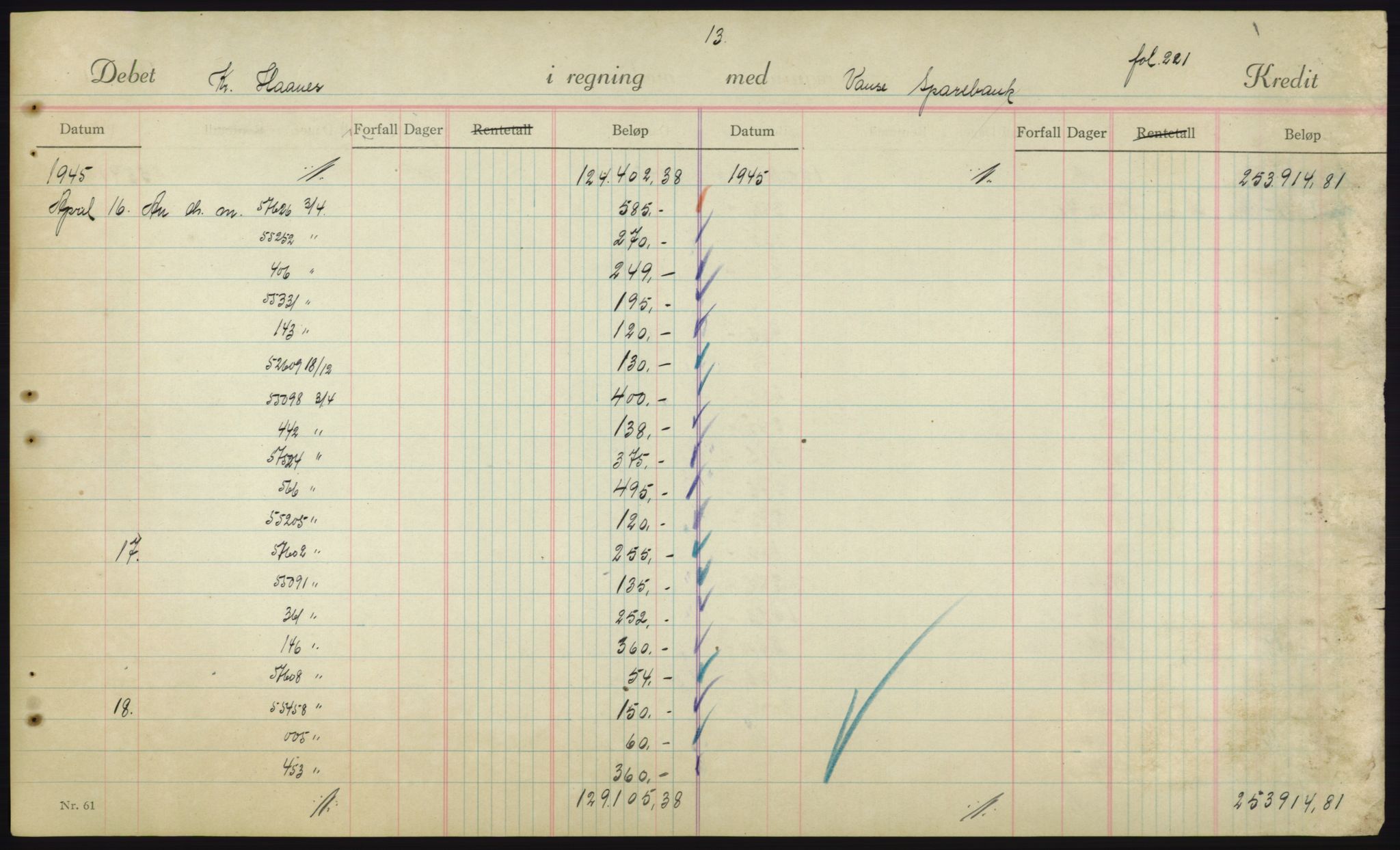 Forsvarsdepartementet, 10. kontor / Oppgjørskontoret, AV/RA-RAFA-1225/D/Db/L0180: Lista oppgjørskontor, 1942-1952, p. 1979
