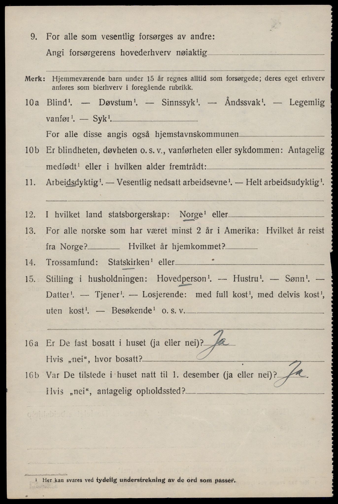 SAST, 1920 census for Sauda, 1920, p. 1721