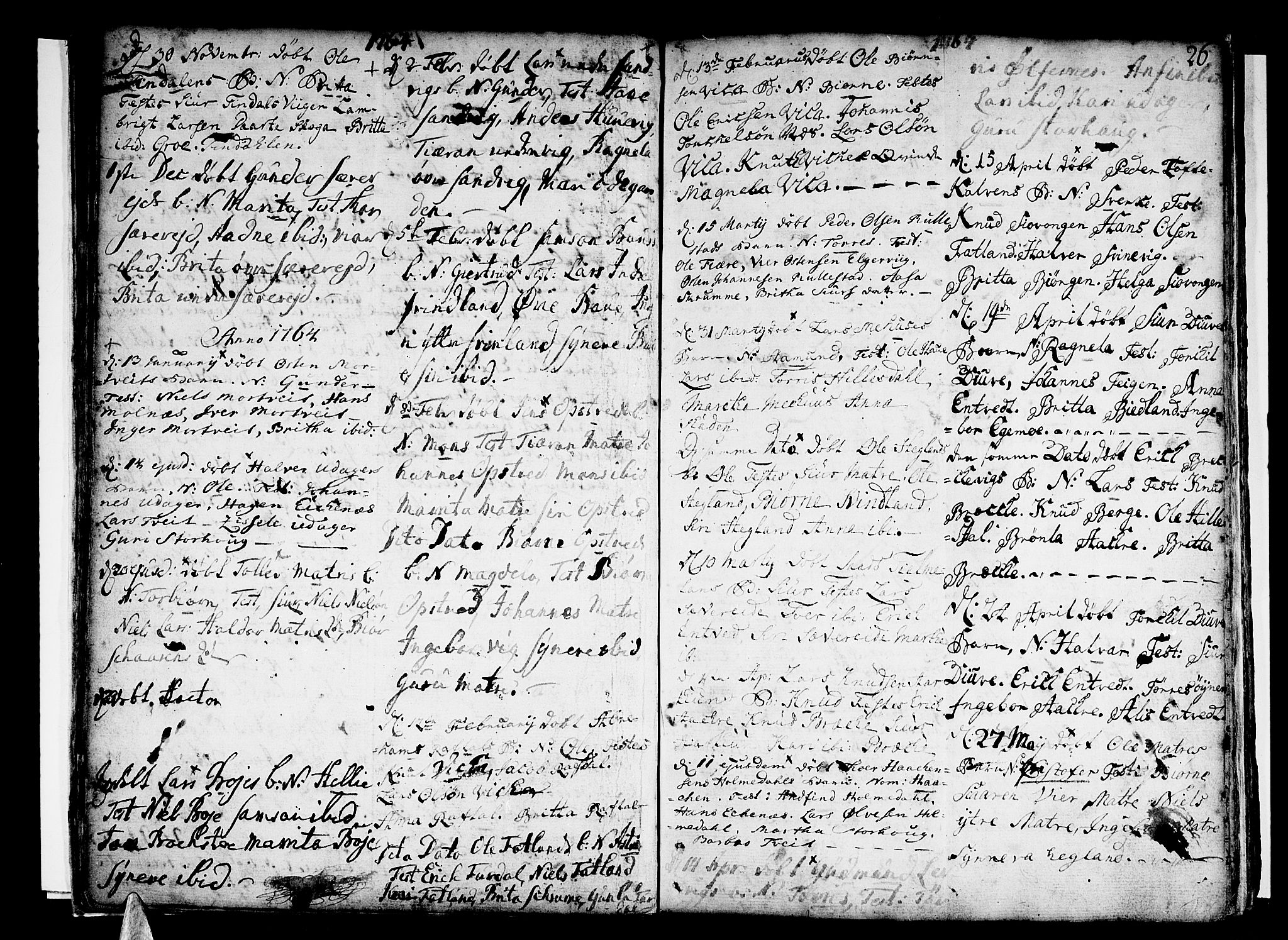 Skånevik sokneprestembete, SAB/A-77801/H/Haa: Parish register (official) no. A 1, 1745-1789, p. 26