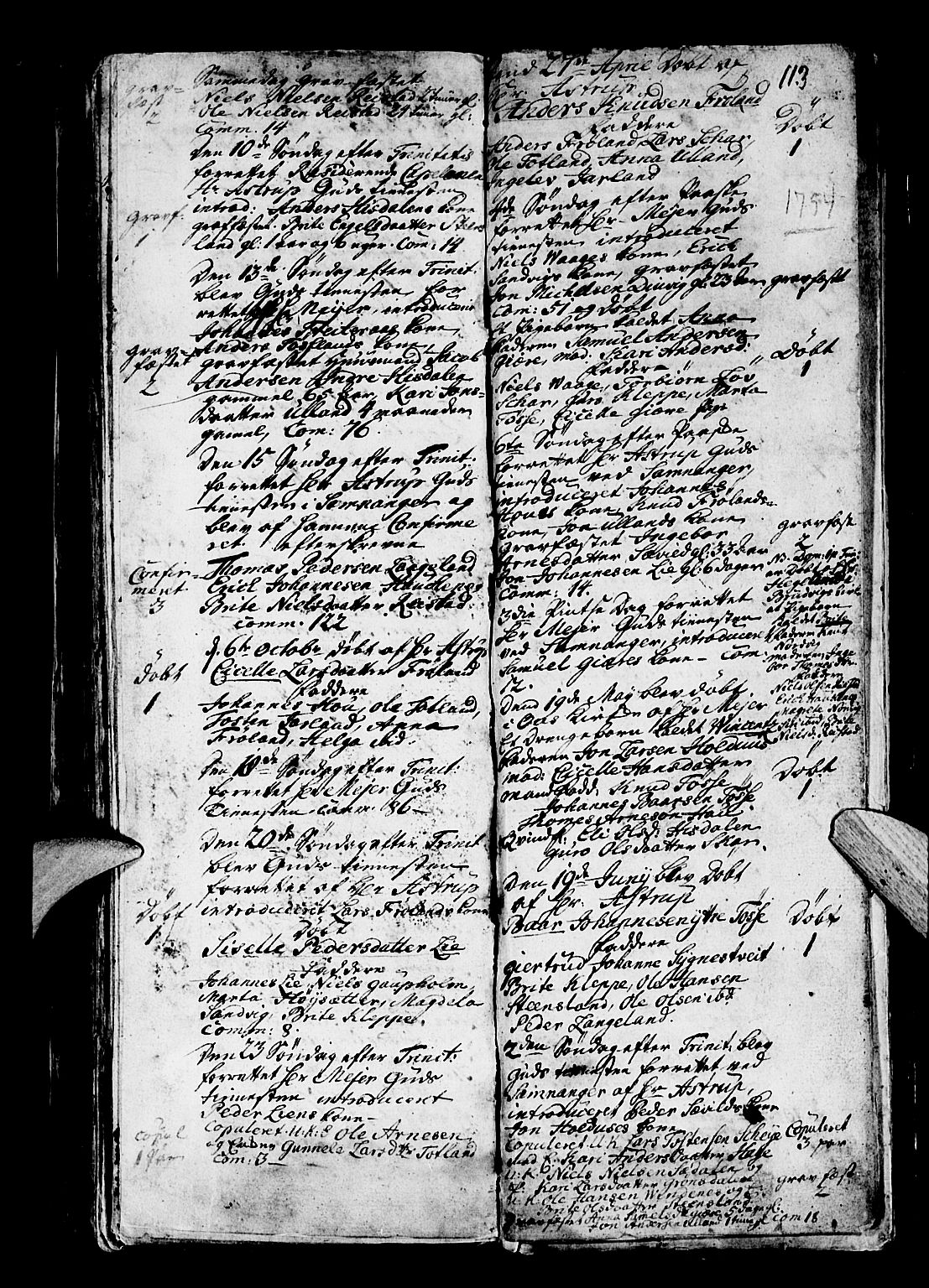 Os sokneprestembete, SAB/A-99929: Parish register (official) no. A 4, 1669-1760, p. 112