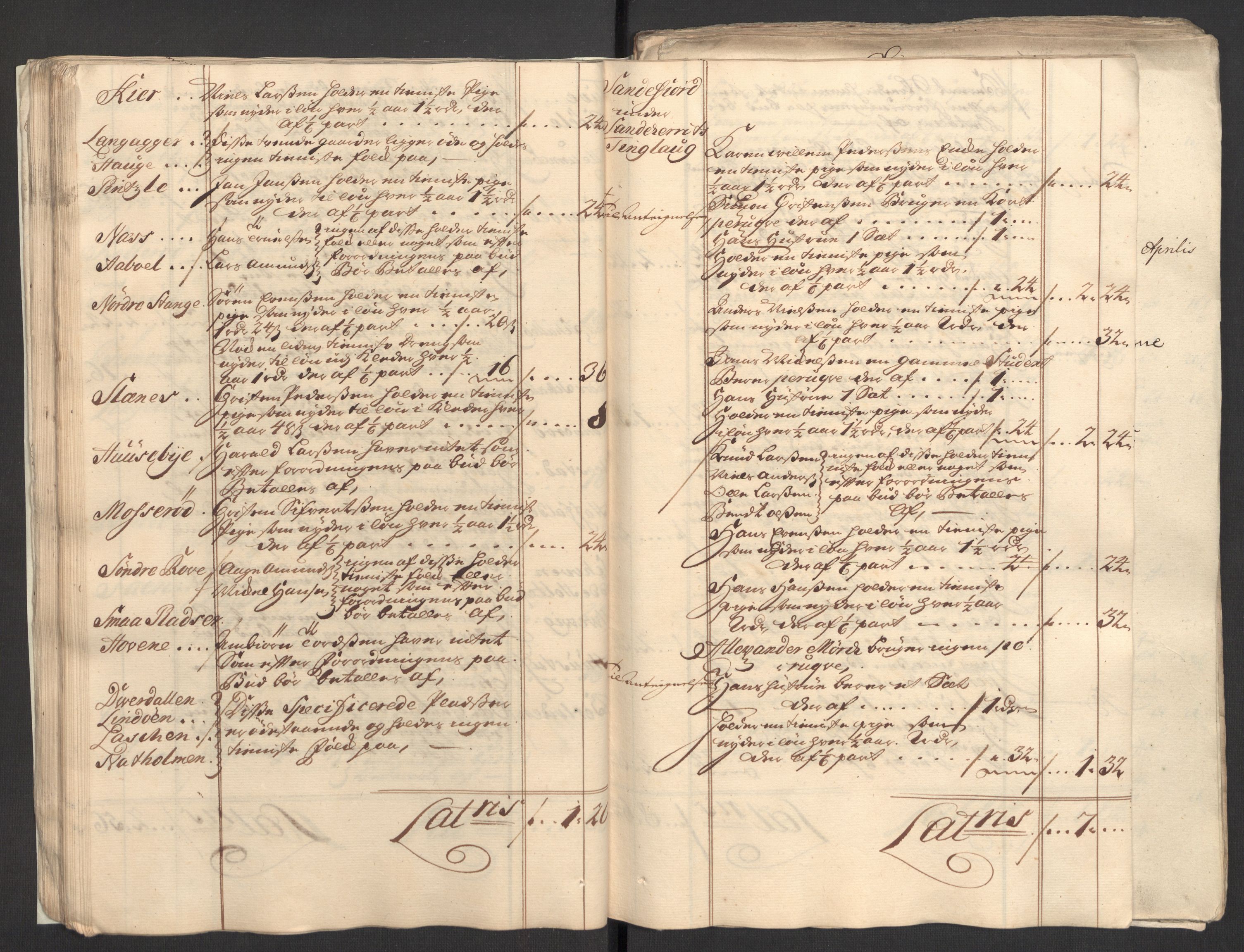 Rentekammeret inntil 1814, Reviderte regnskaper, Fogderegnskap, RA/EA-4092/R33/L1982: Fogderegnskap Larvik grevskap, 1711, p. 43