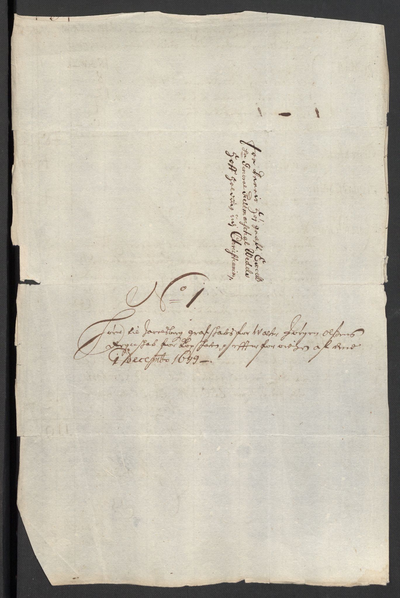 Rentekammeret inntil 1814, Reviderte regnskaper, Fogderegnskap, AV/RA-EA-4092/R32/L1869: Fogderegnskap Jarlsberg grevskap, 1700-1701, p. 127