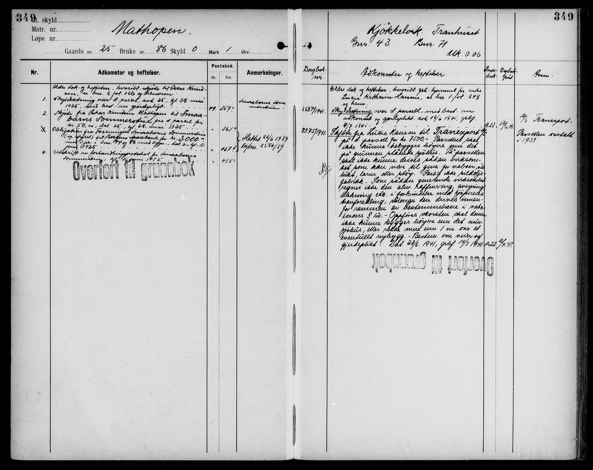 Midhordland sorenskriveri, AV/SAB-A-3001/1/G/Ga/Gab/L0109: Mortgage register no. II.A.b.109, p. 349