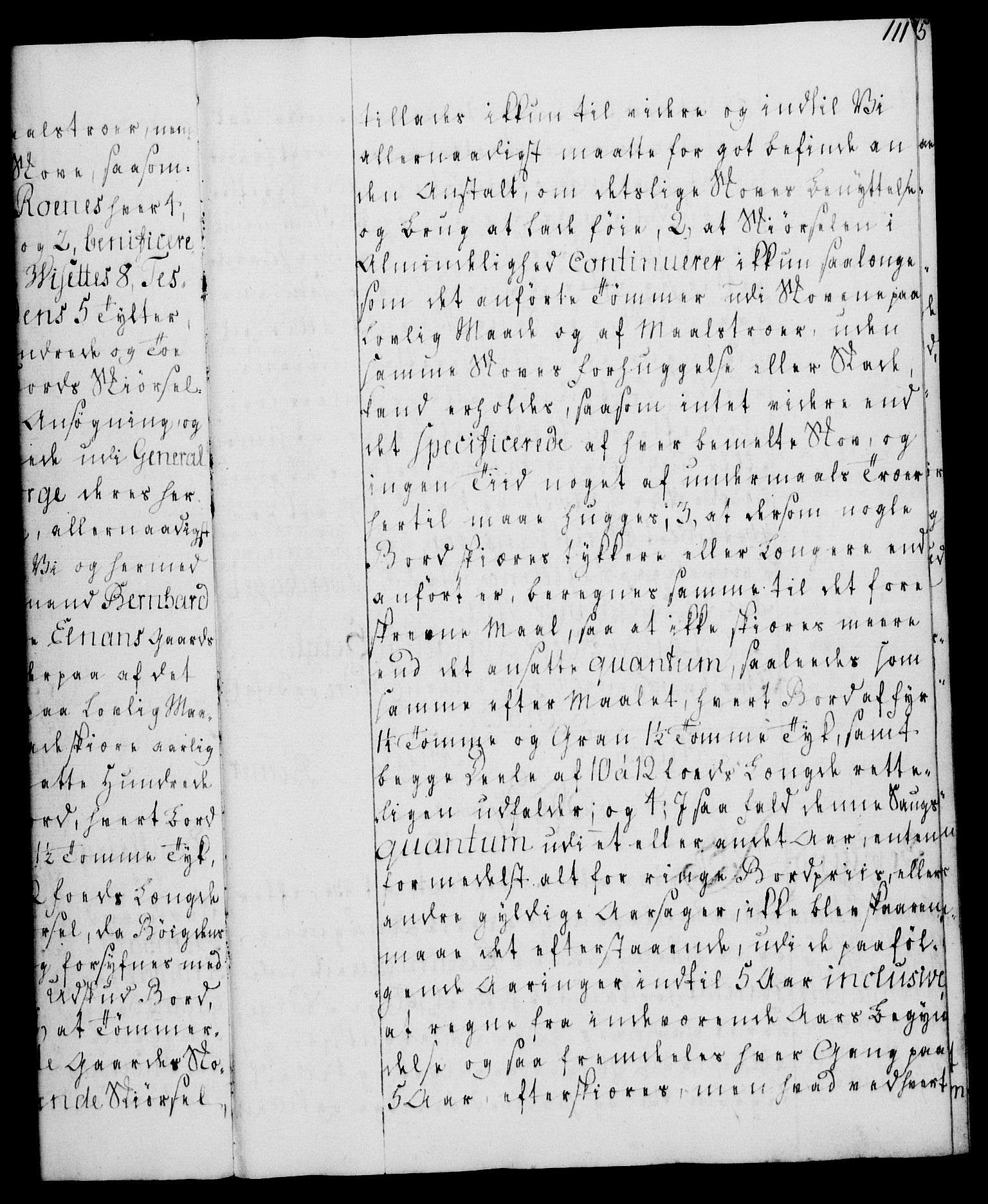 Rentekammeret, Kammerkanselliet, RA/EA-3111/G/Gg/Gga/L0008: Norsk ekspedisjonsprotokoll med register (merket RK 53.8), 1768-1771, p. 111