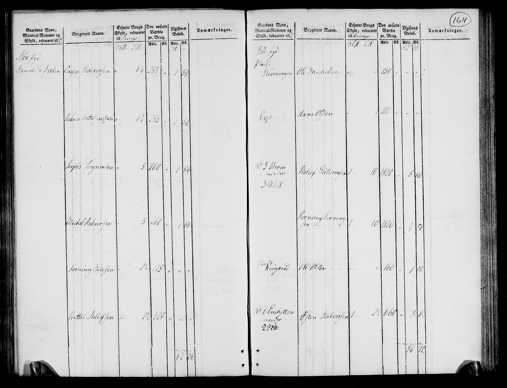 Rentekammeret inntil 1814, Realistisk ordnet avdeling, AV/RA-EA-4070/N/Ne/Nea/L0072: Nedre Telemarken og Bamble fogderi. Oppebørselsregister, 1803, p. 169