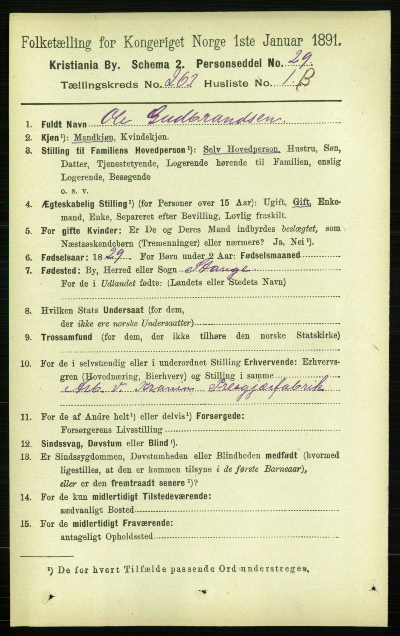 RA, 1891 census for 0301 Kristiania, 1891, p. 159779