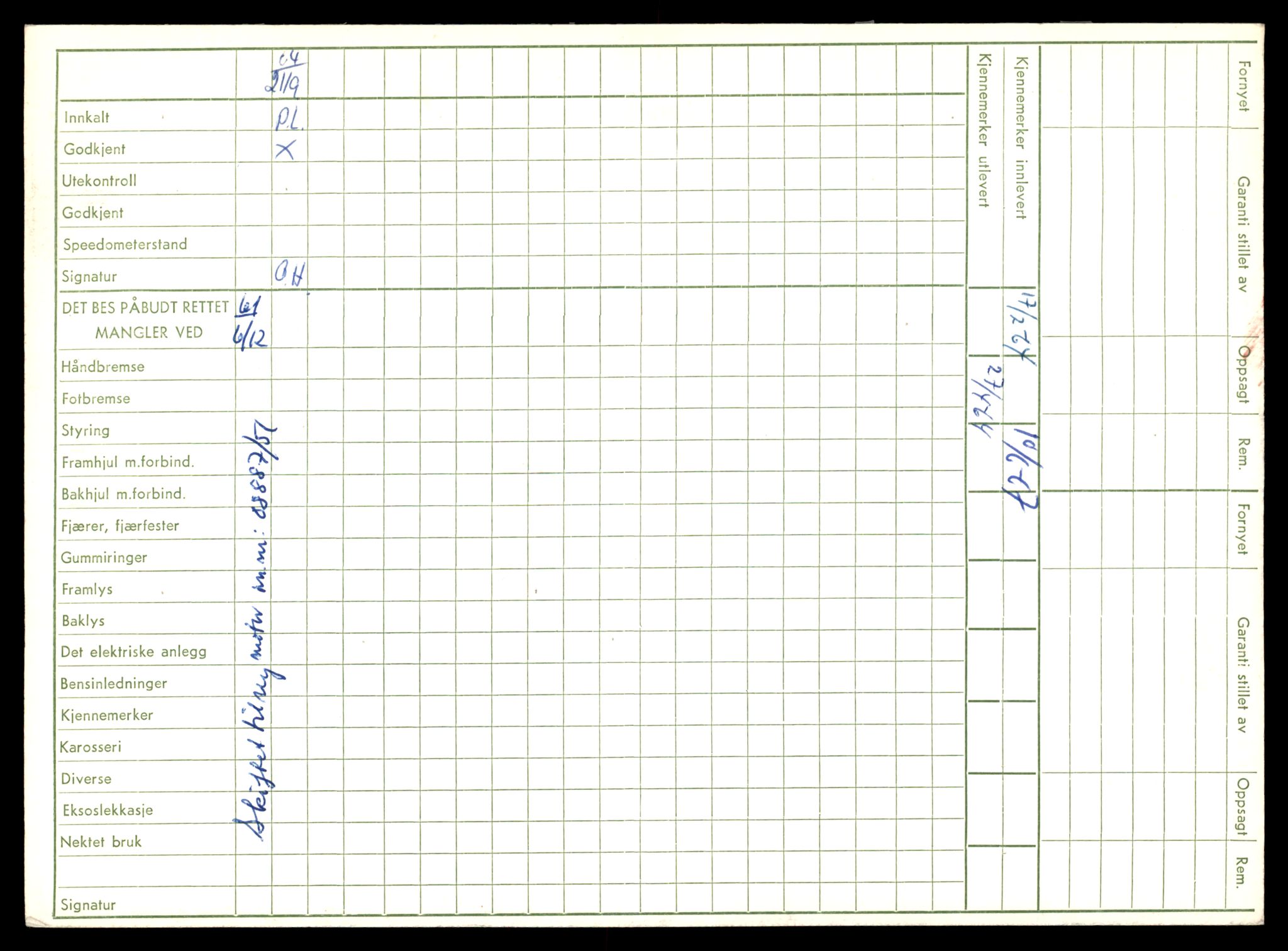 Møre og Romsdal vegkontor - Ålesund trafikkstasjon, AV/SAT-A-4099/F/Fe/L0047: Registreringskort for kjøretøy T 14580 - T 14720, 1927-1998, p. 3008