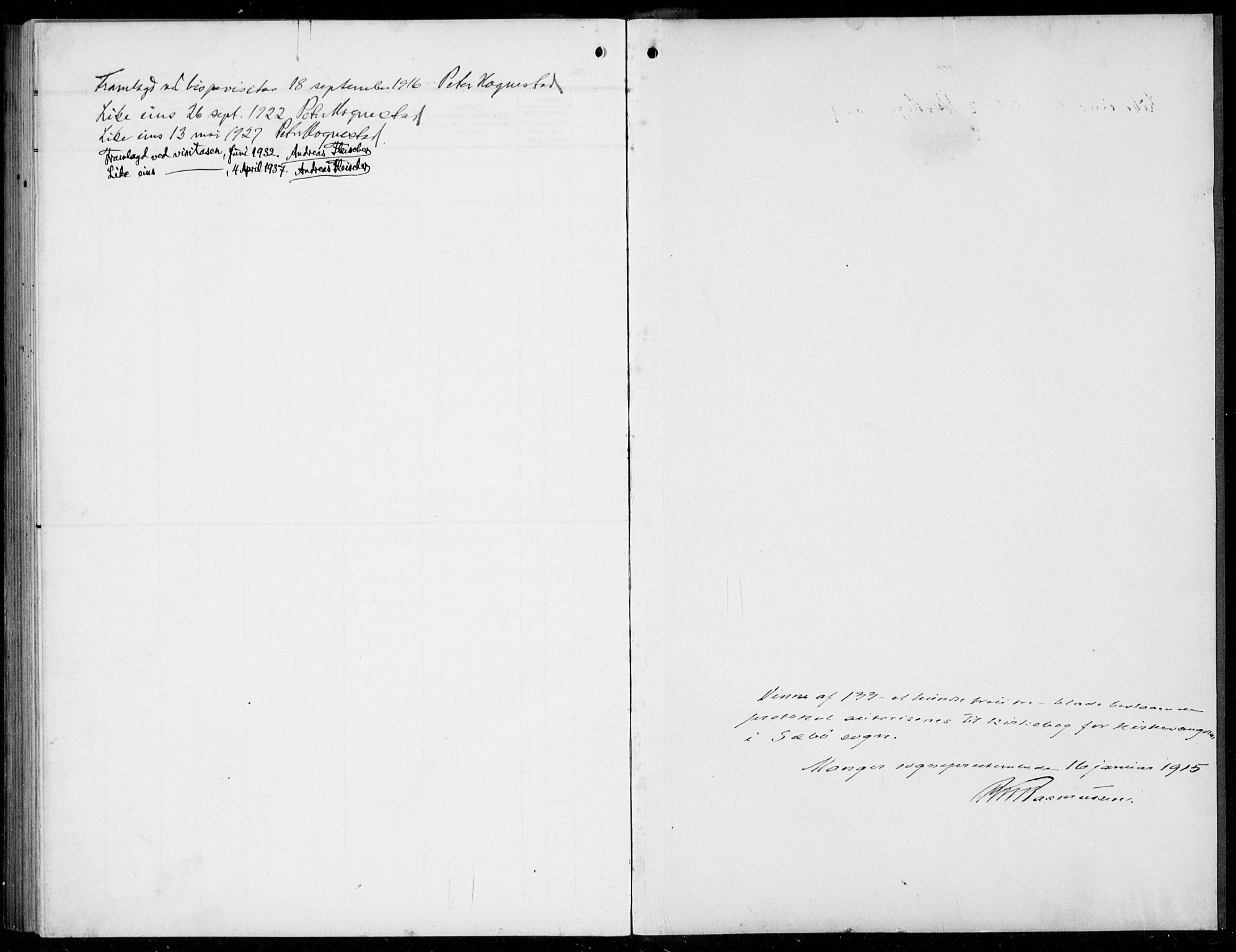 Manger sokneprestembete, AV/SAB-A-76801/H/Hab: Parish register (copy) no. D  4, 1910-1935