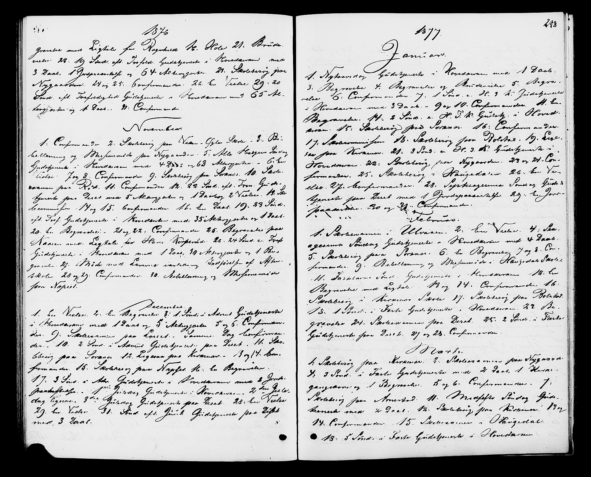 Åmot prestekontor, Hedmark, AV/SAH-PREST-056/H/Ha/Haa/L0009: Parish register (official) no. 9, 1875-1883, p. 258